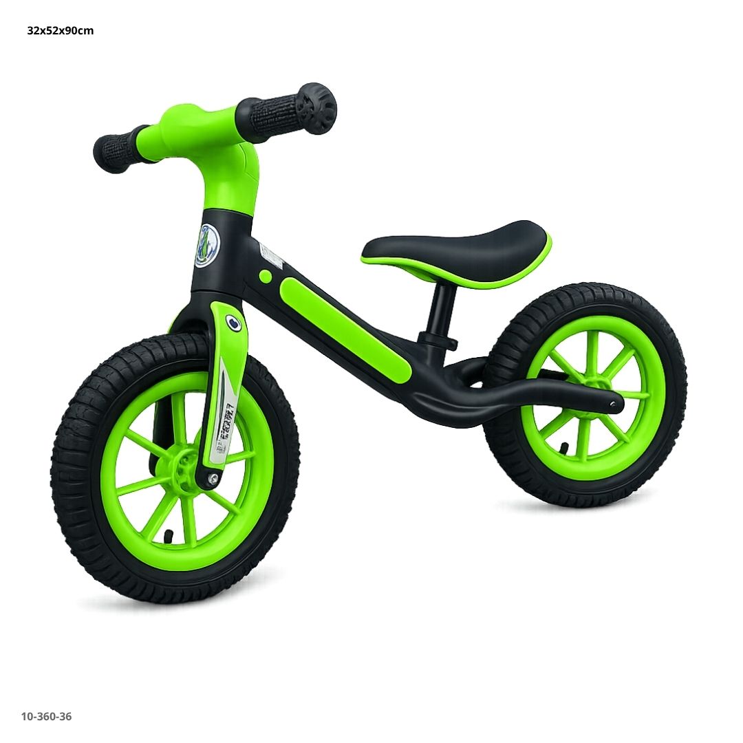BICICLETA BALANCE SIN PEDAL VERDE PARA NIÑOS