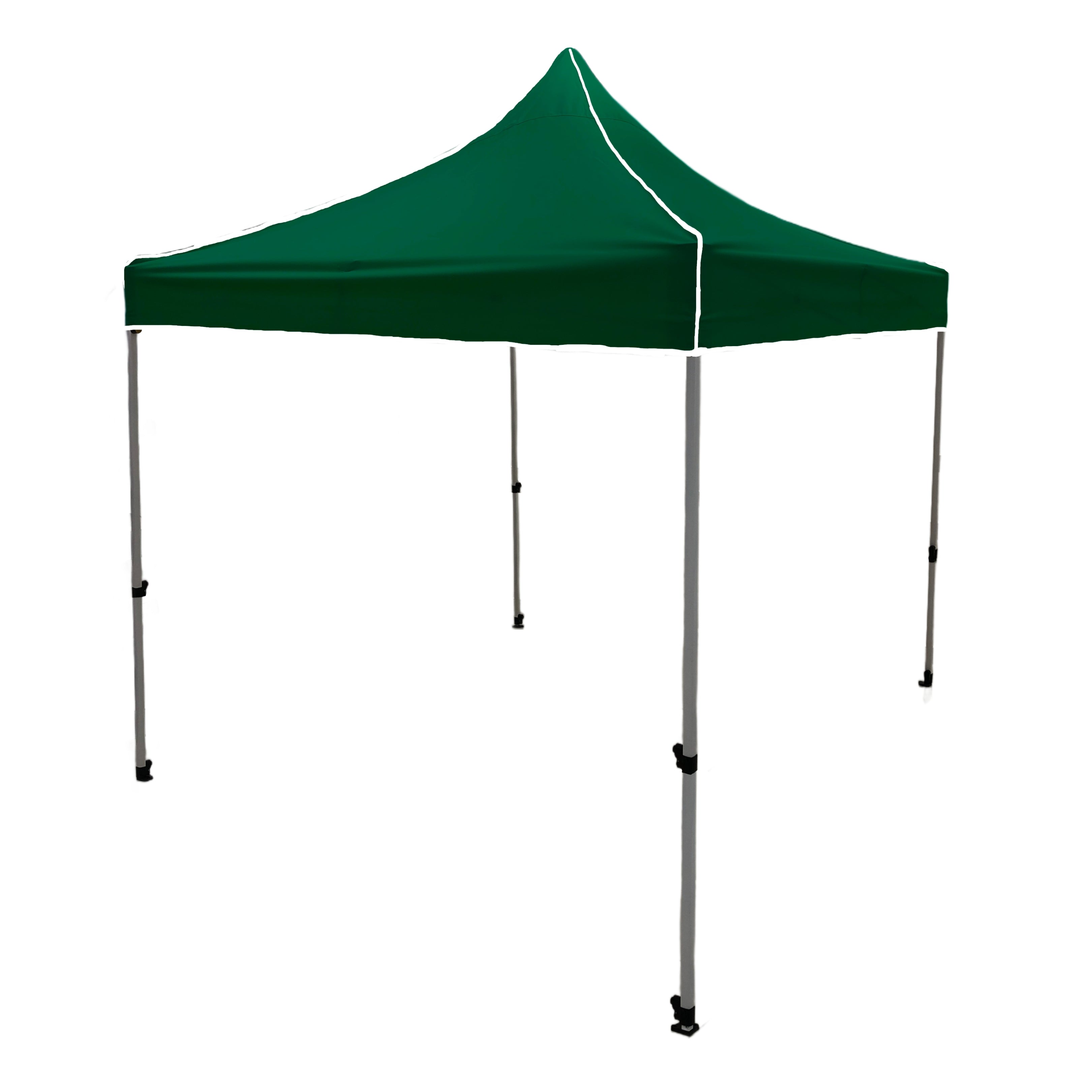 Tolda/lona 800D verde con ribete blanco 3x3