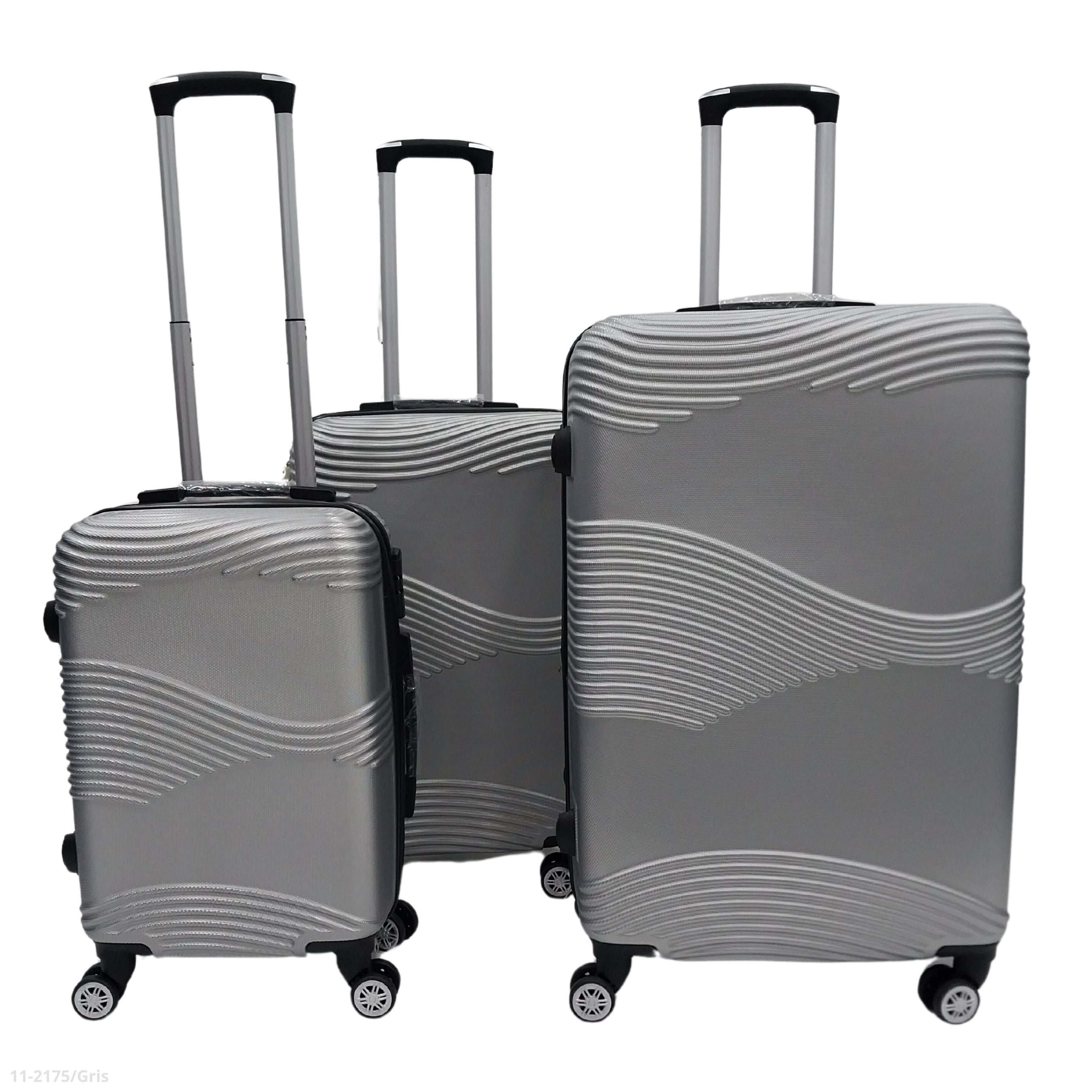 MALETAS JUEGO DE 3 PIEZAS 28/24/20" GRIS