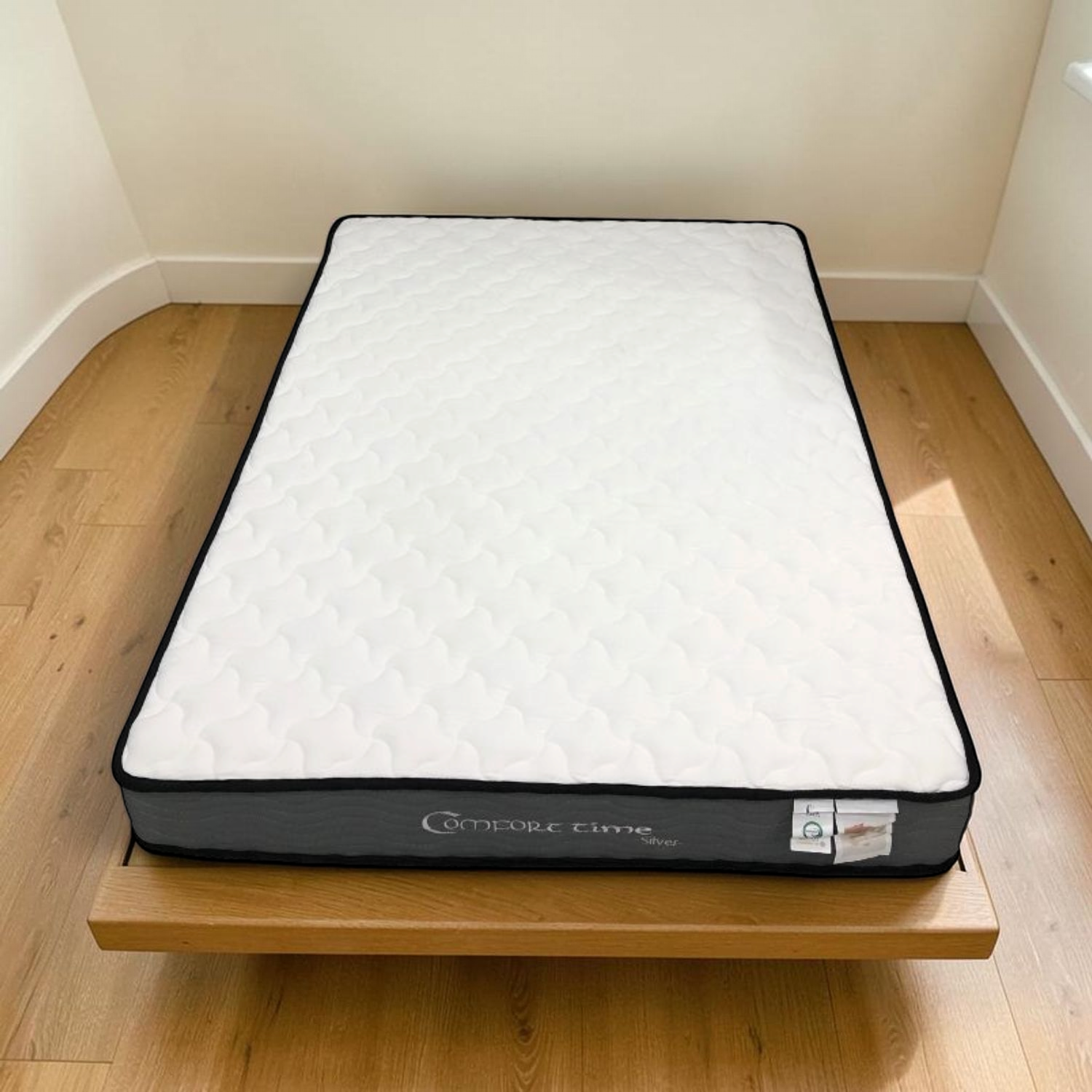 Colchon Empacado al Vacio Comfort Time Silver - Full en ambiente