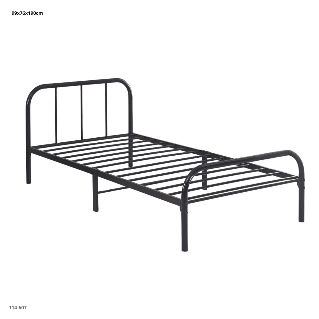 Cama Twin de Metal Negro