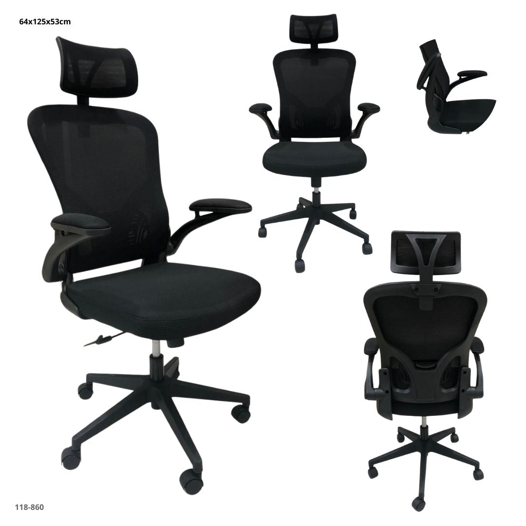 SILLA DE OFICINA NEGRA