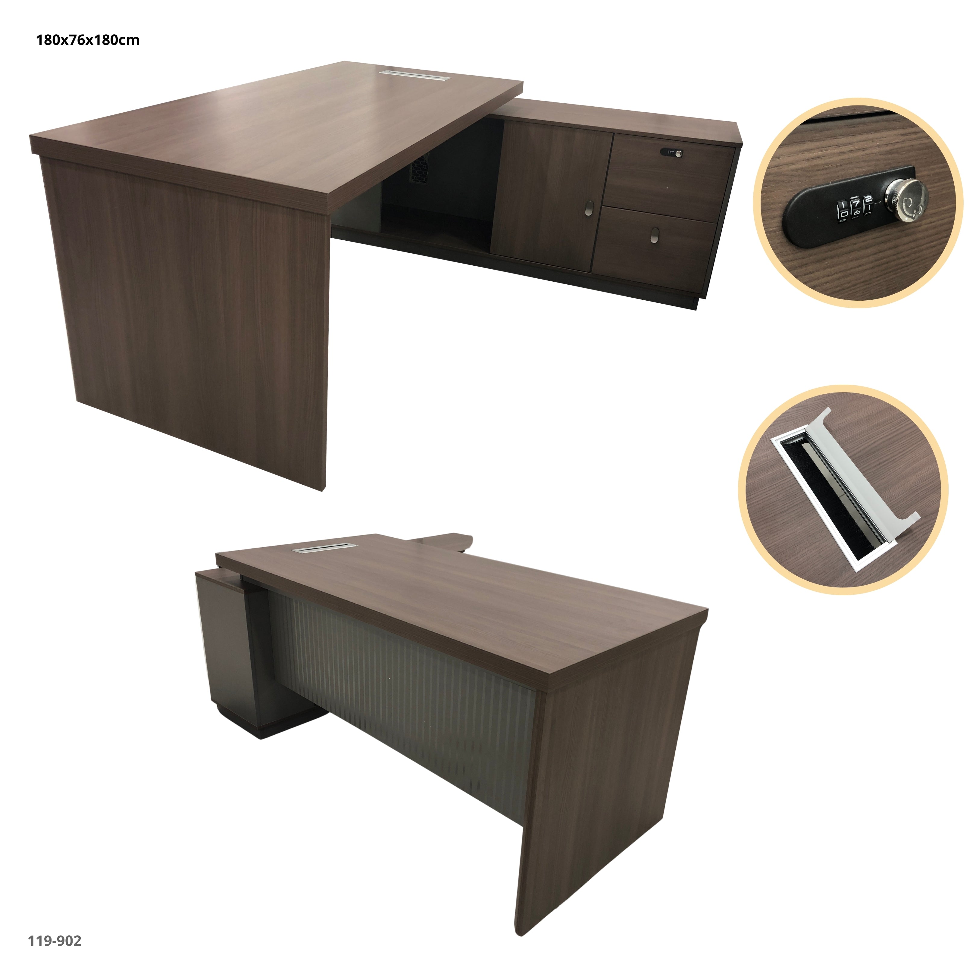 MESA DE OFICINA 180*160*76