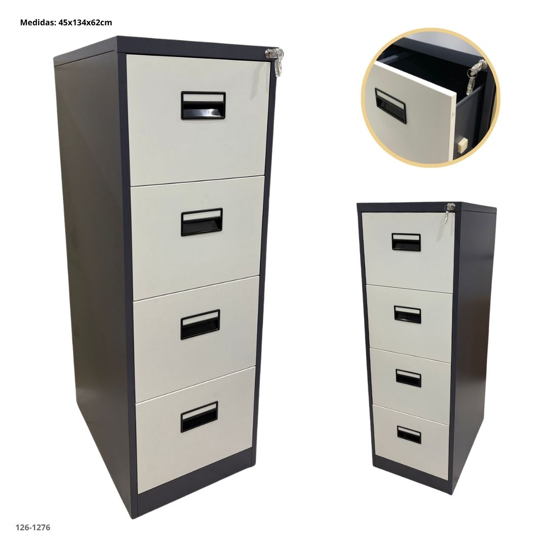 ARCHIVADOR METALICO 4 GAVETAS