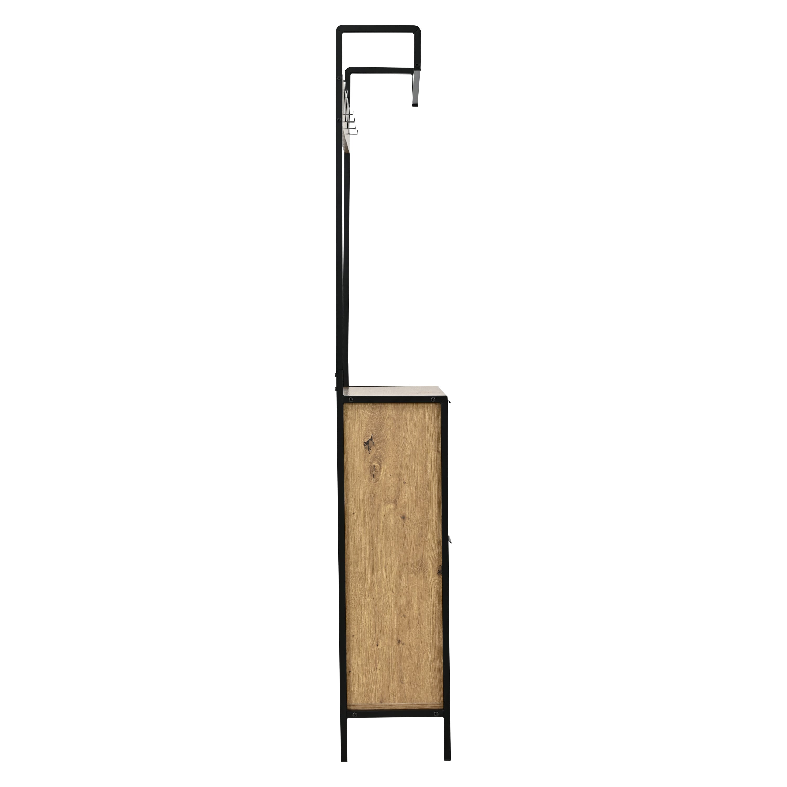 Mueble de Entrada con Perchero y Zapatera 60x26x122 cm - vista 3 - Ref. 131-311