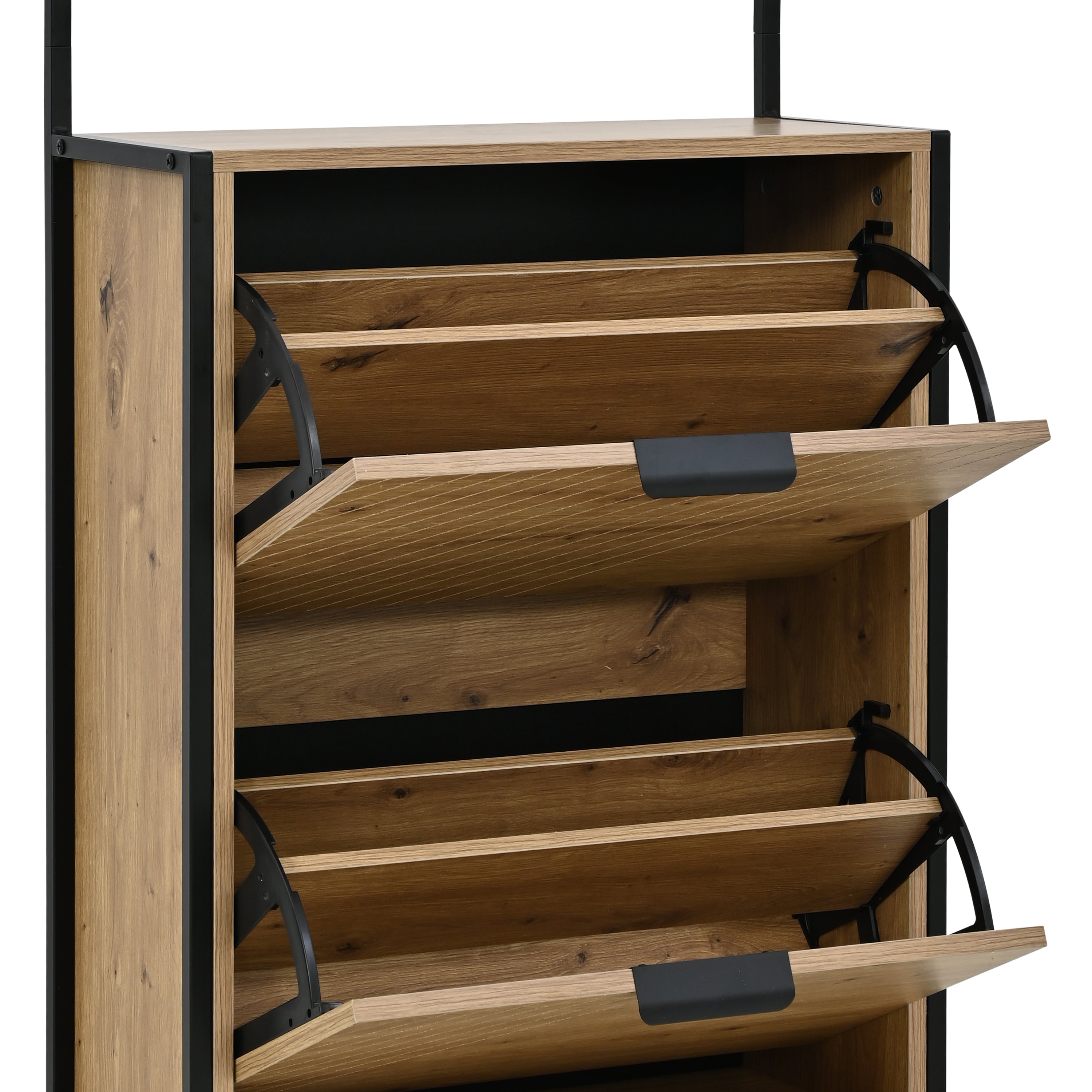 Mueble de Entrada con Perchero y Zapatera 60x26x122 cm - vista 6 - Ref. 131-311