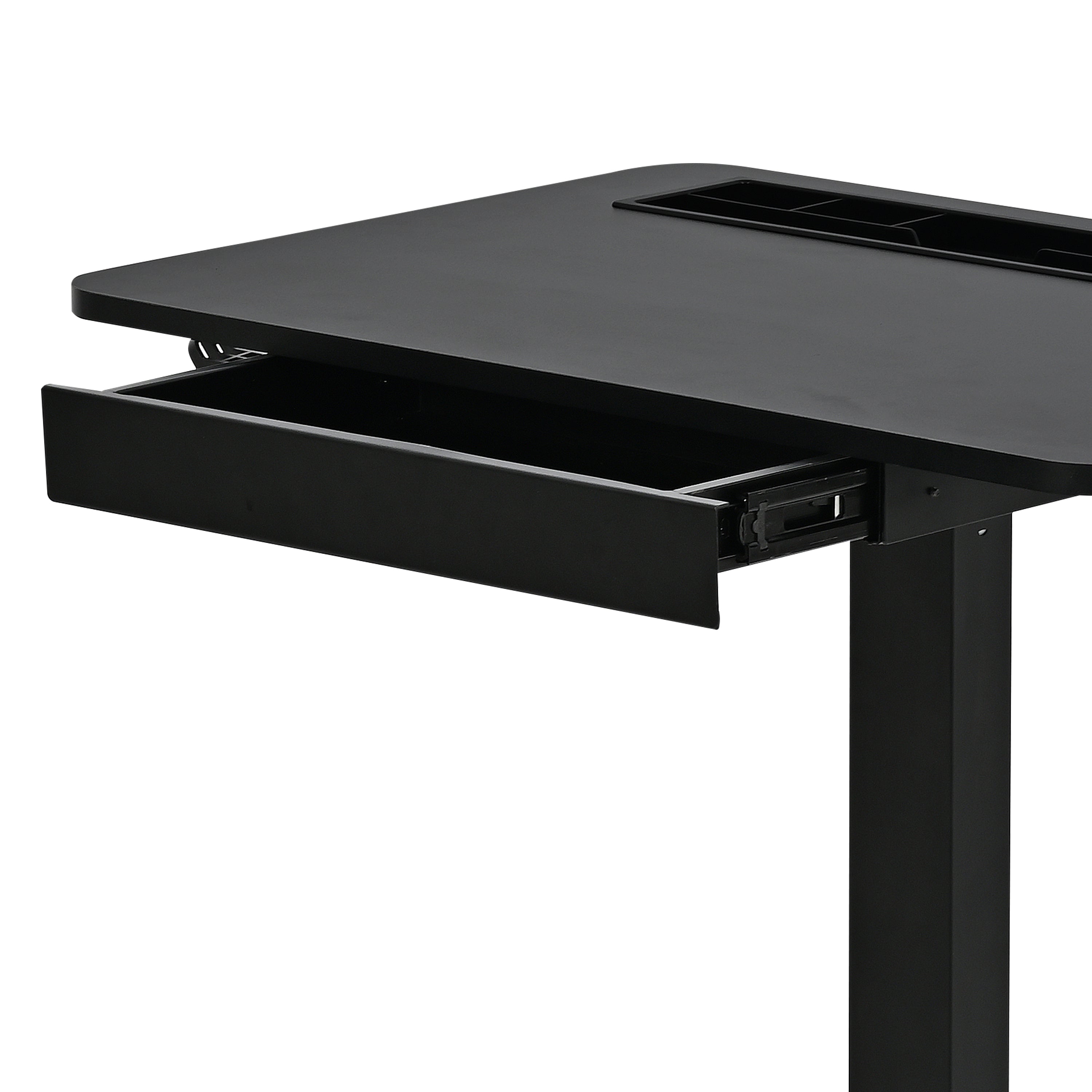 Escritorio Móvil Ajustable Negro con Ruedas 70x50 cm - vista 10 - Ref. 131-314
