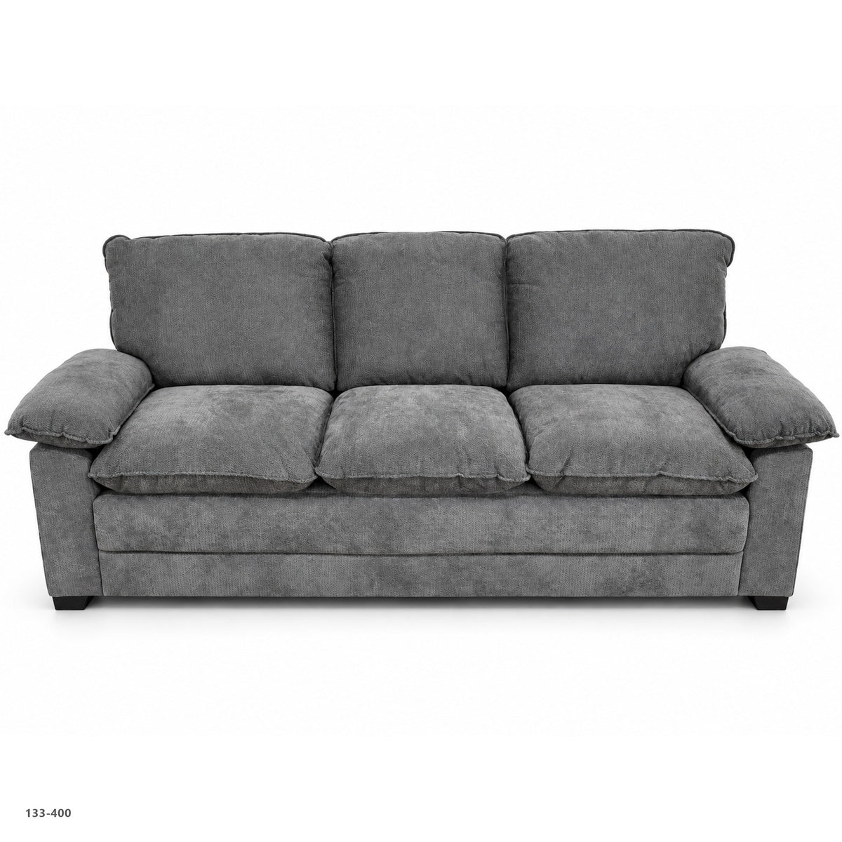 Juego de Sala 5 Puestos en Tela Gris Oscuro - vista 7 - Ref. 133-400