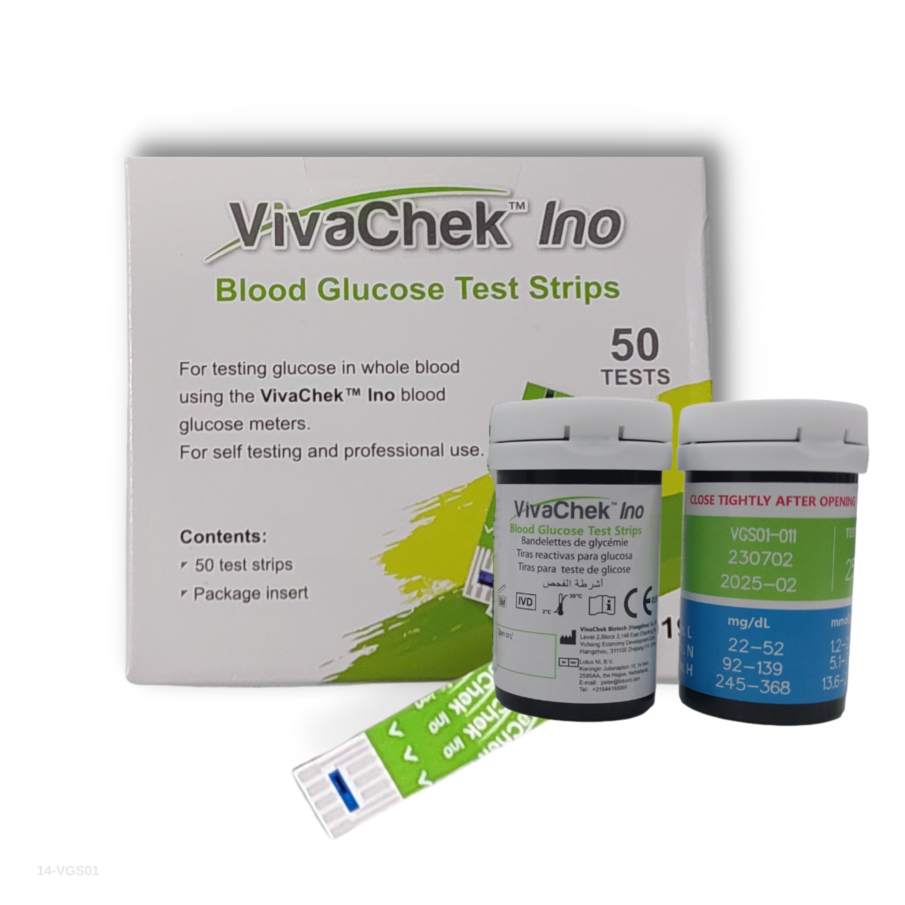 TIRAS REACTIVAS VIVACHECK INO (2X25)