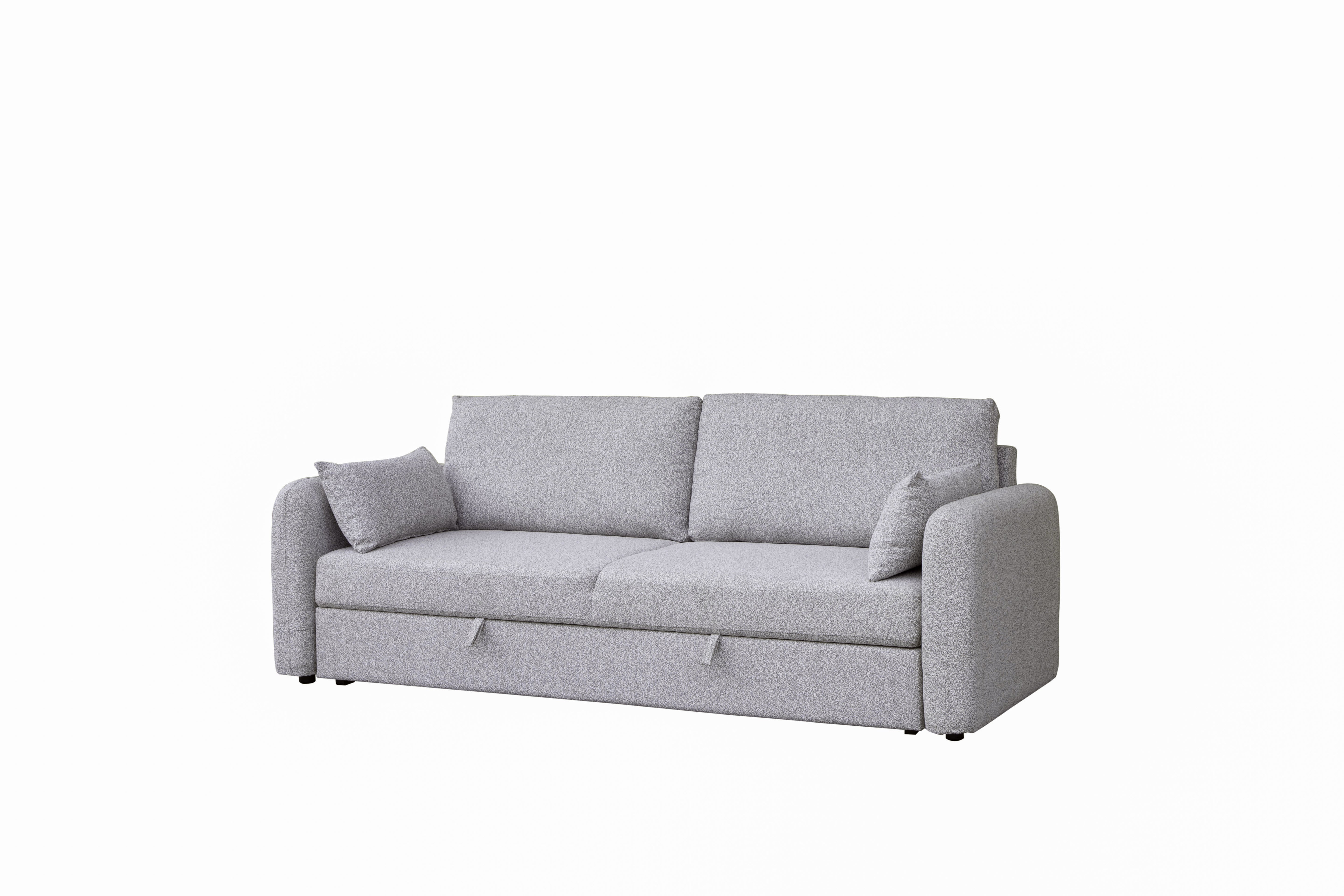 Sofá Cama Extraíble 210 cm Beige - Ref. 165-307