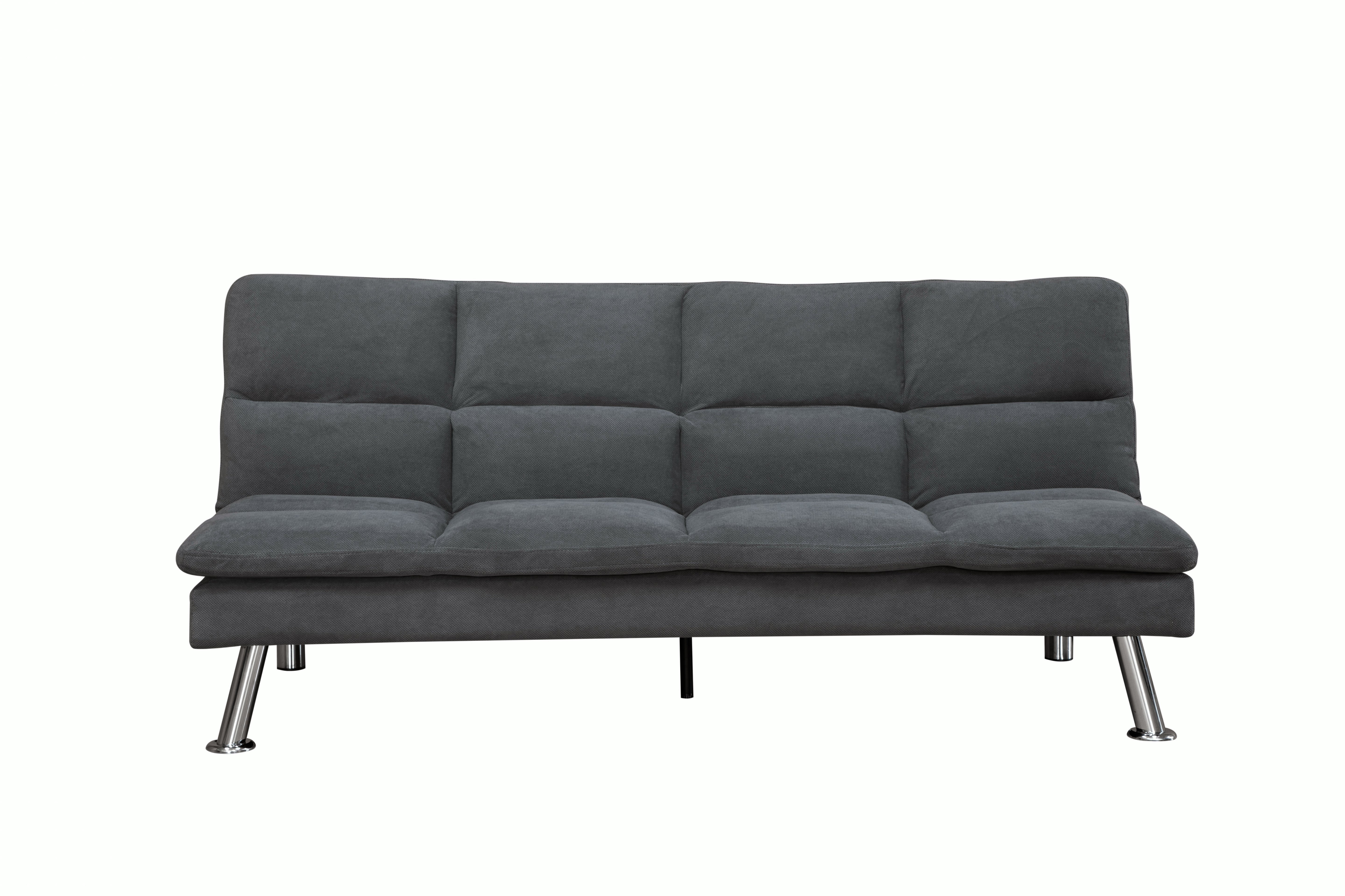 Sofá Cama 3 Puestos 187 cm Gris Oscuro - Ref. 165-314