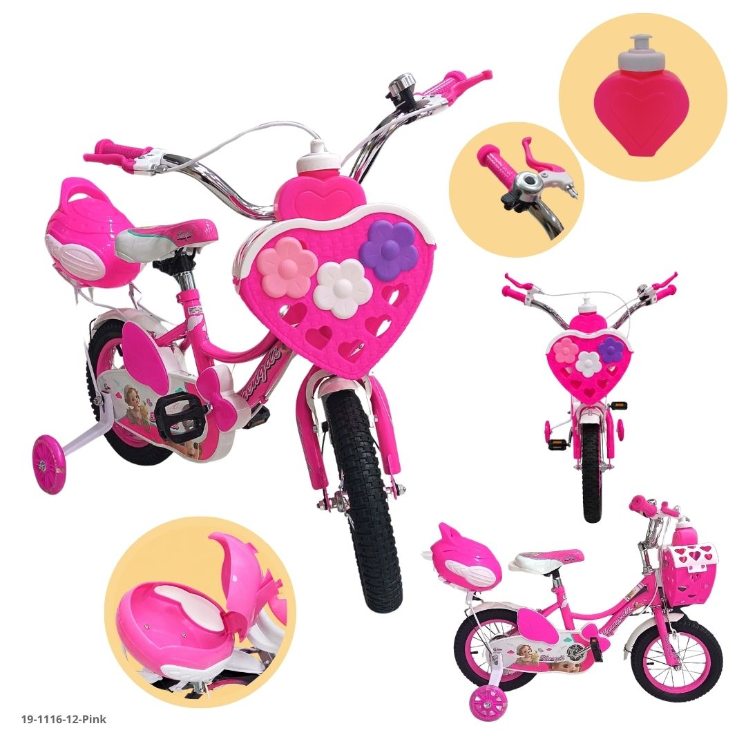 Bicicleta Infantil Rosado 12" - Ref. 19-1116-12-Pink