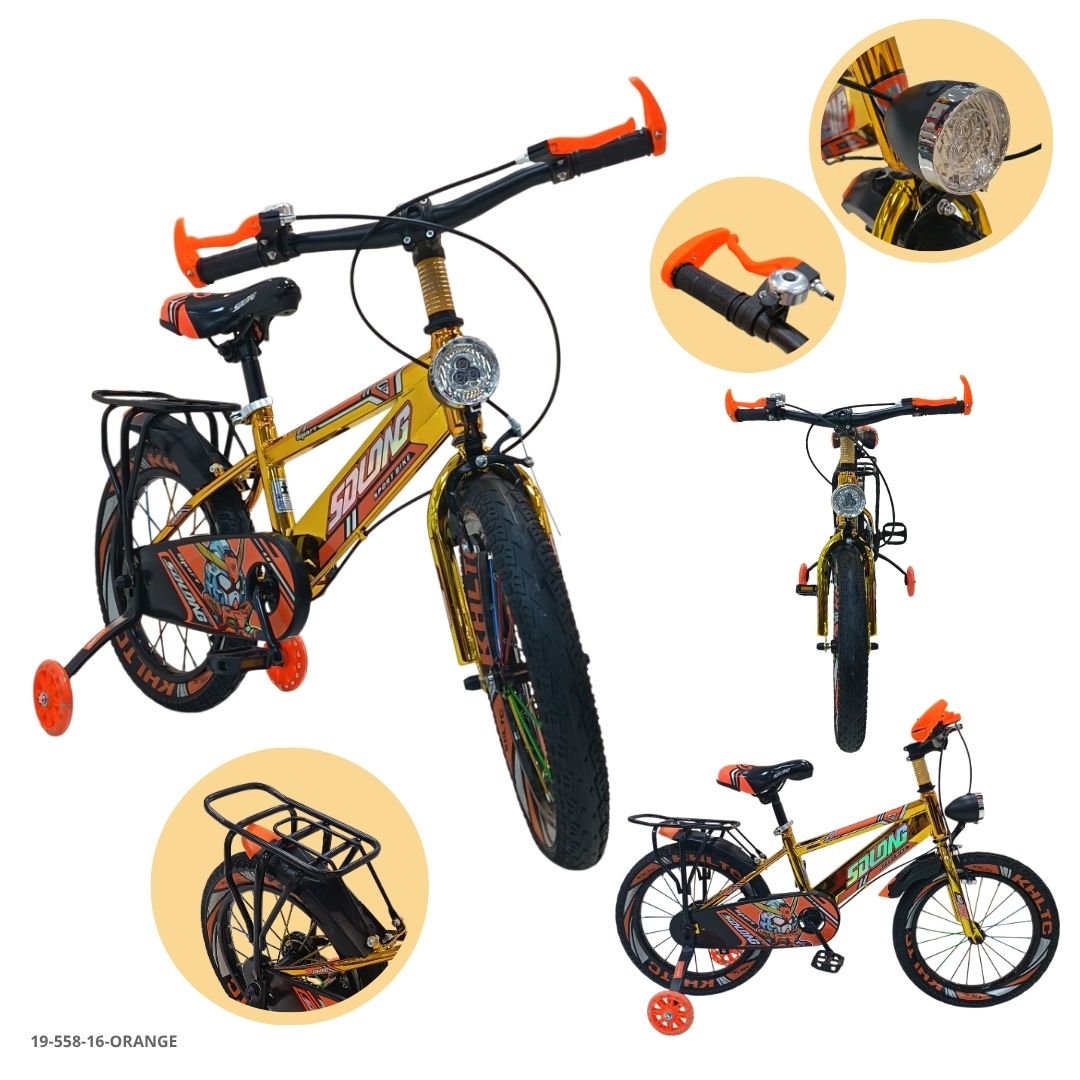 Bicicleta Infantil Naranja 16" - Ref. 19-558-16-ORANGE