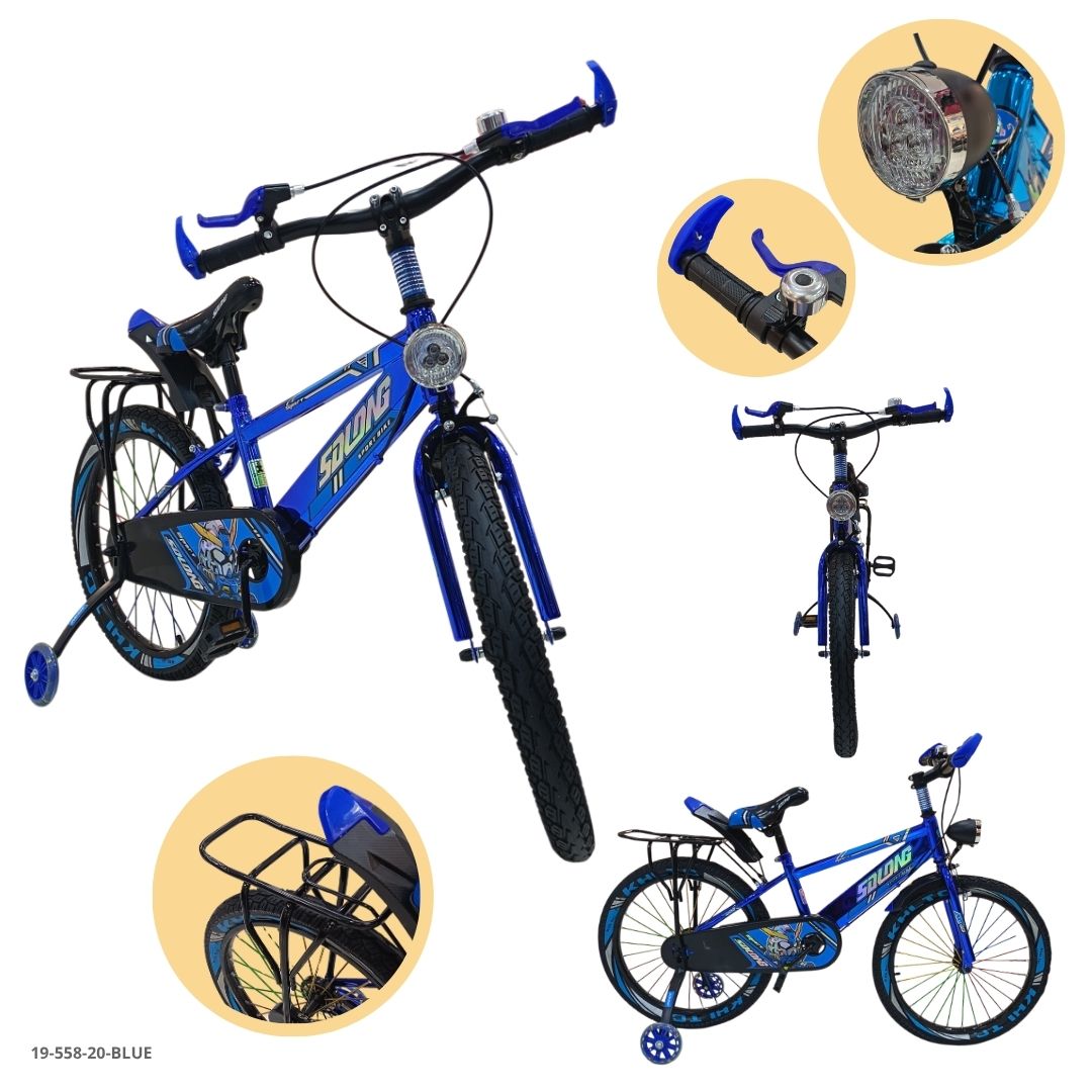 Bicicleta Infantil Azul 20" - Ref. 19-558-20-BLUE