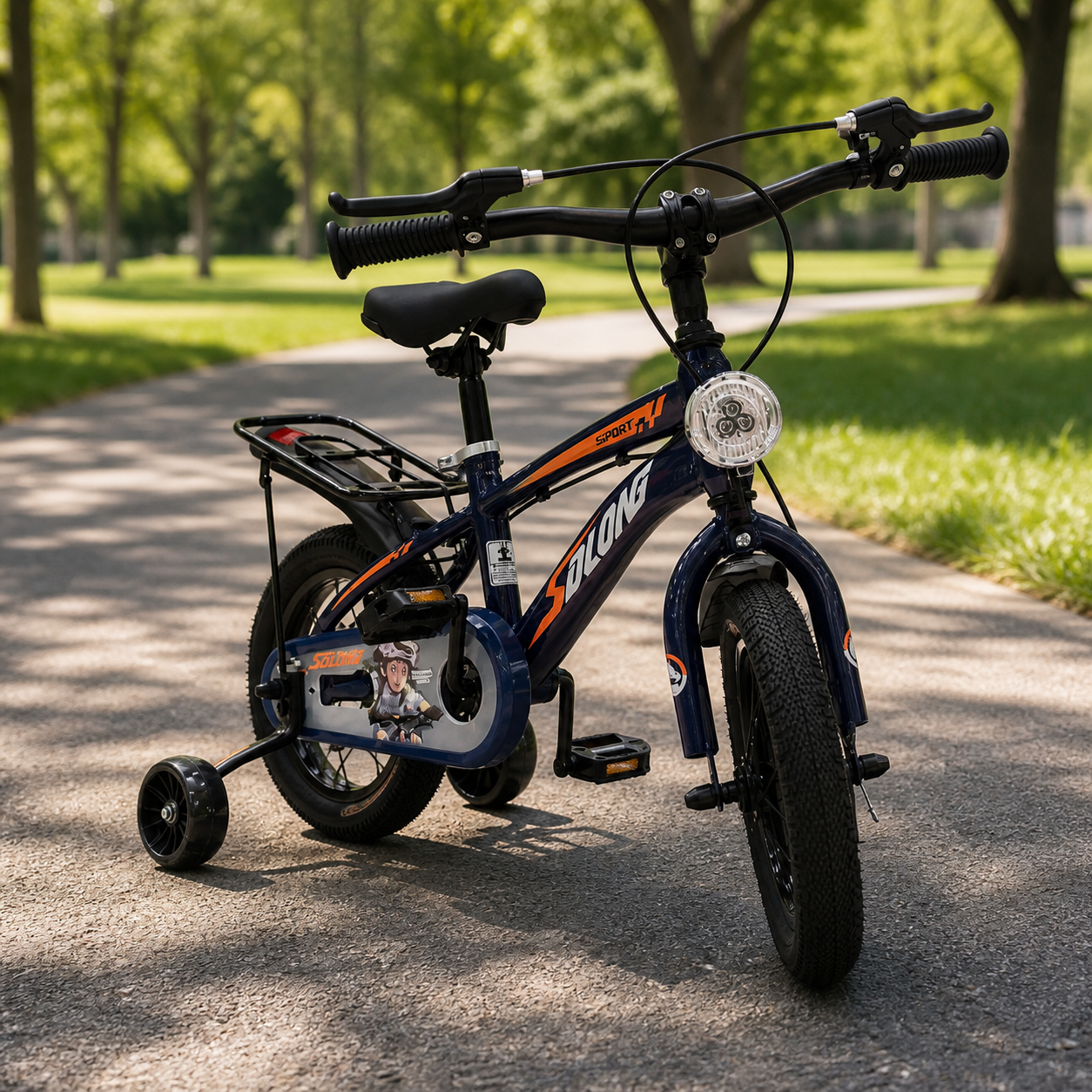 Bicicleta Blue 12" en ambiente de parque
