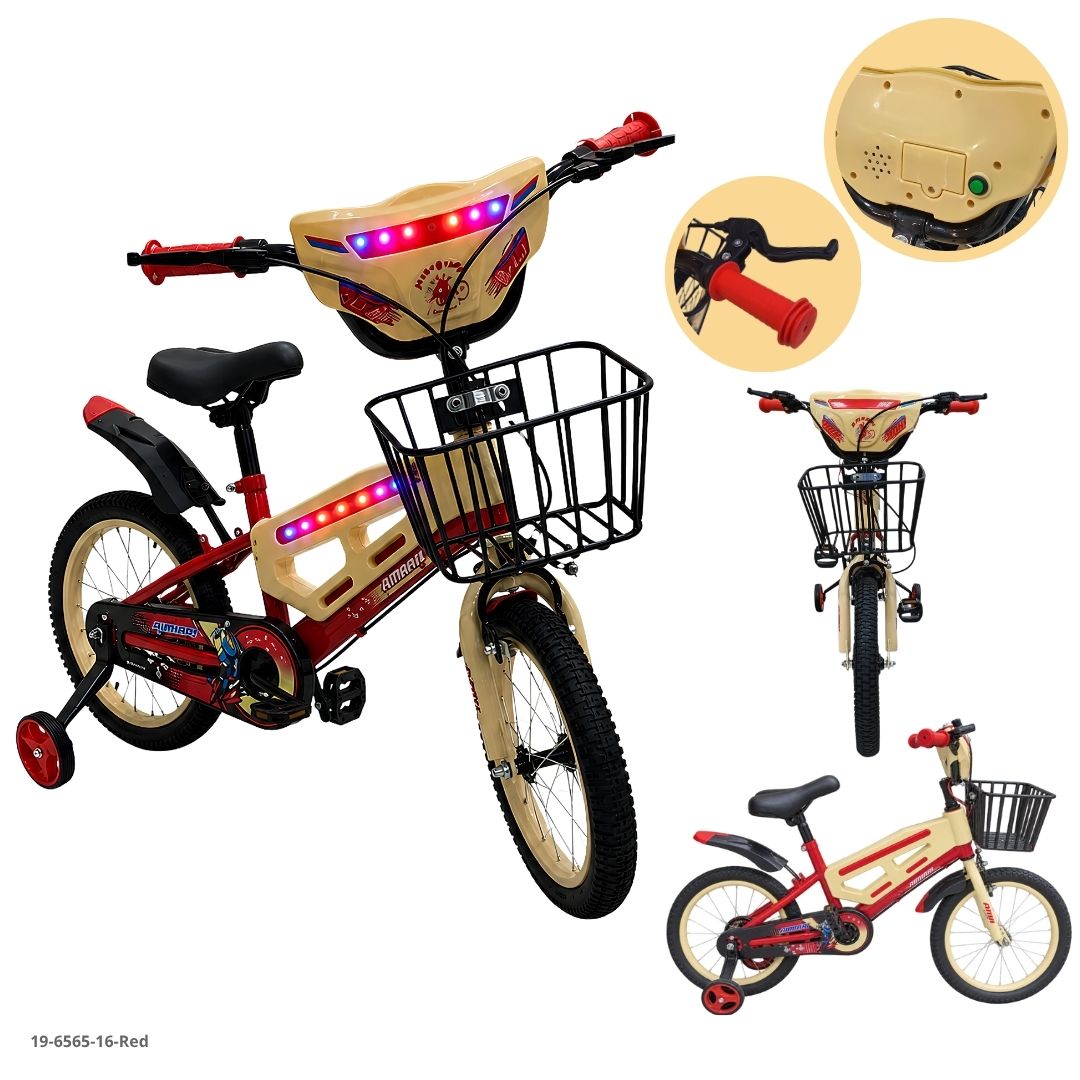 Bicicleta Infantil Rojo 16" - Ref. 19-6565-16-Red