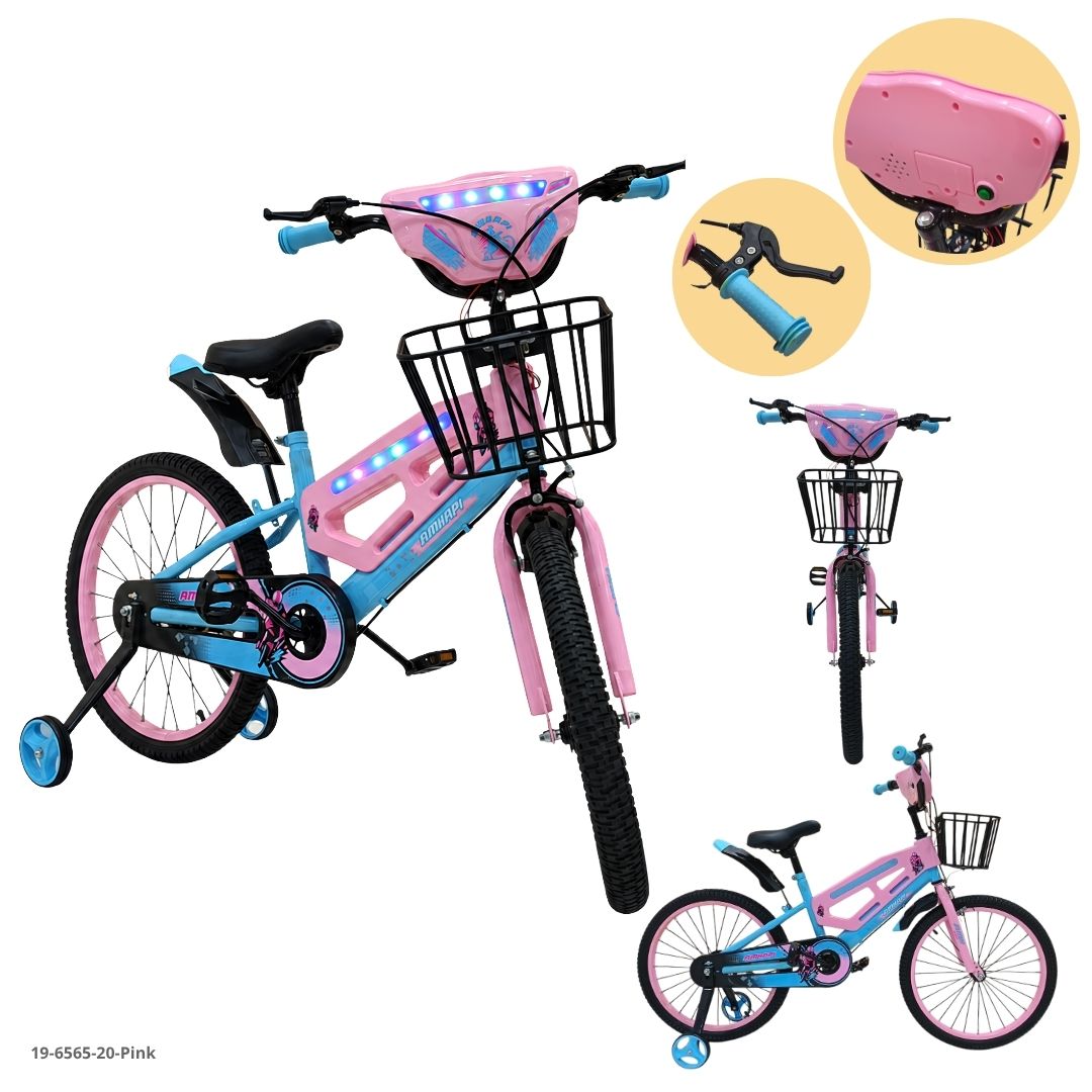 Bicicleta Infantil Rosado 20" - Ref. 19-6565-20-Pink
