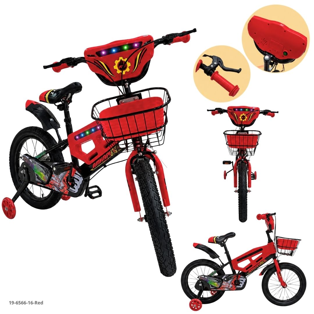 Bicicleta Infantil Rojo 16" - Ref. 19-6566-16-Red
