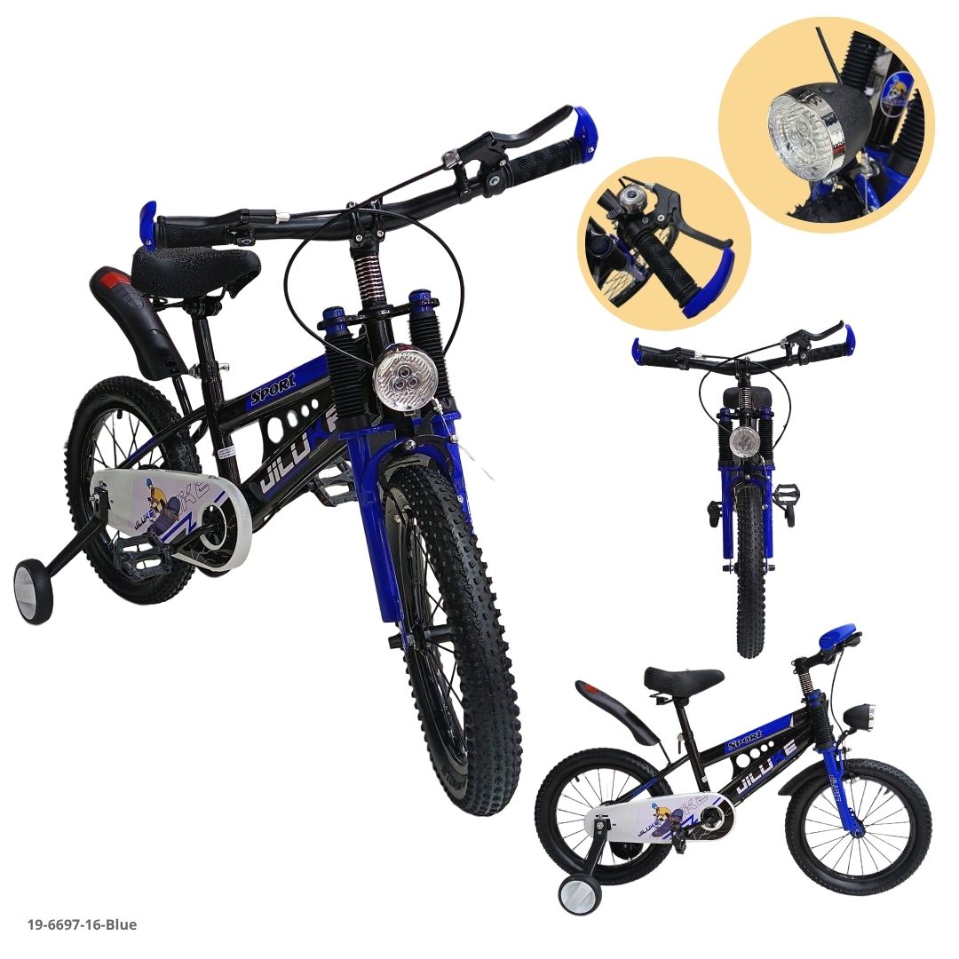 Bicicleta Infantil Azul 16" - Ref. 19-6697-16-Blue