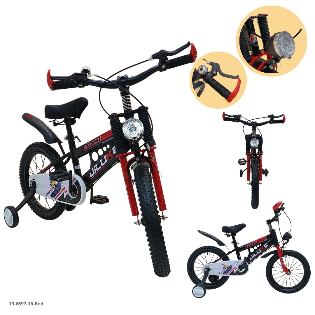 Bicicleta Infantil Rojo 16" - Ref. 19-6697-16-Red