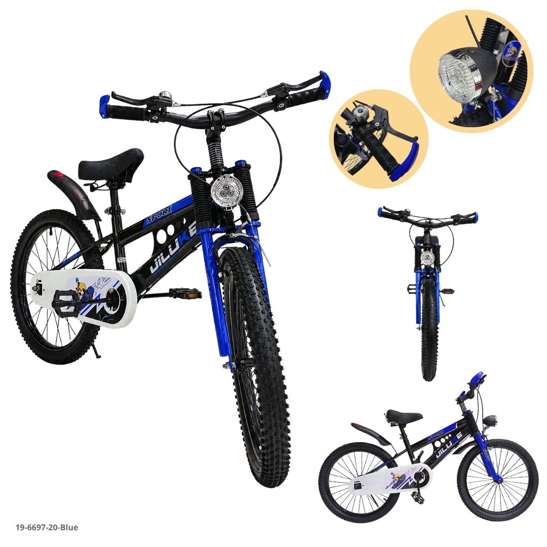 Bicicleta Infantil Azul 20" - Ref. 19-6697-20-Blue