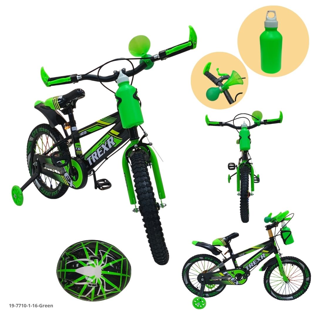 Bicicleta Infantil Verde 16" - Ref. 19-7710-1-16-Green