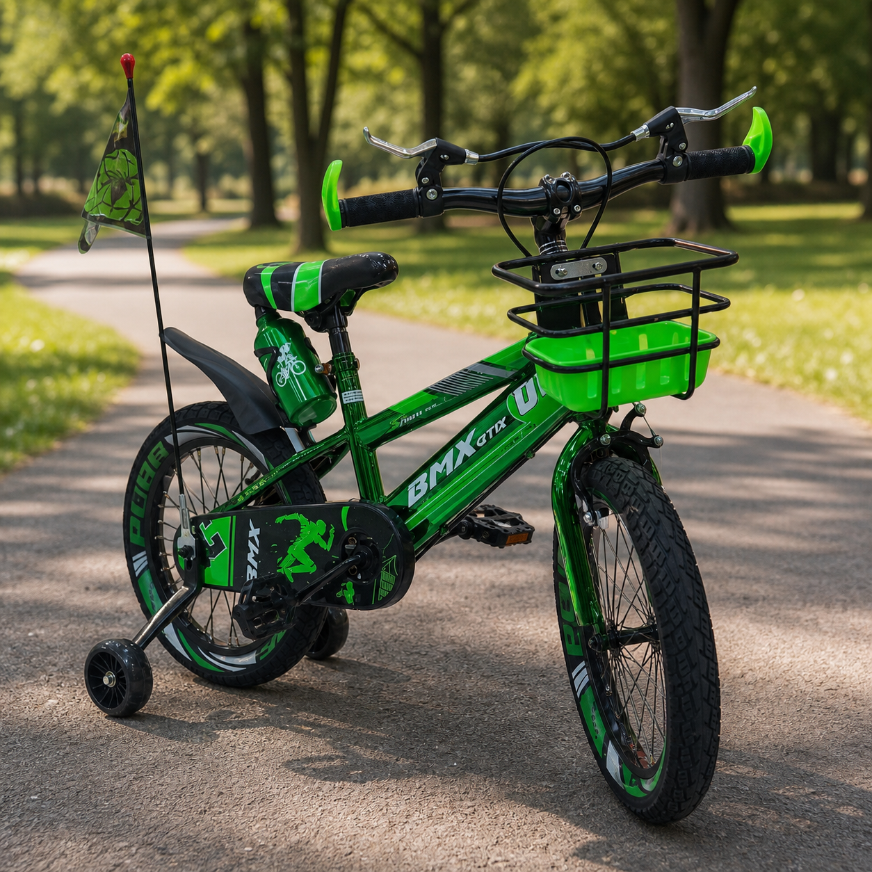 Bicicleta Infantil Ref. 19-888-8-1 en ambiente de parque