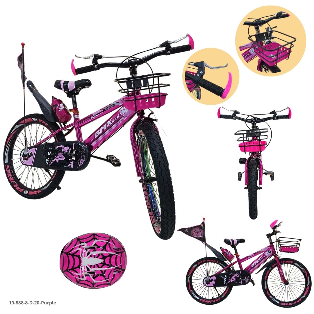 Bicicleta Infantil Deportiva Ref. 19-888-8-D Morado - Ref. 19-888-8-D-20-Purple