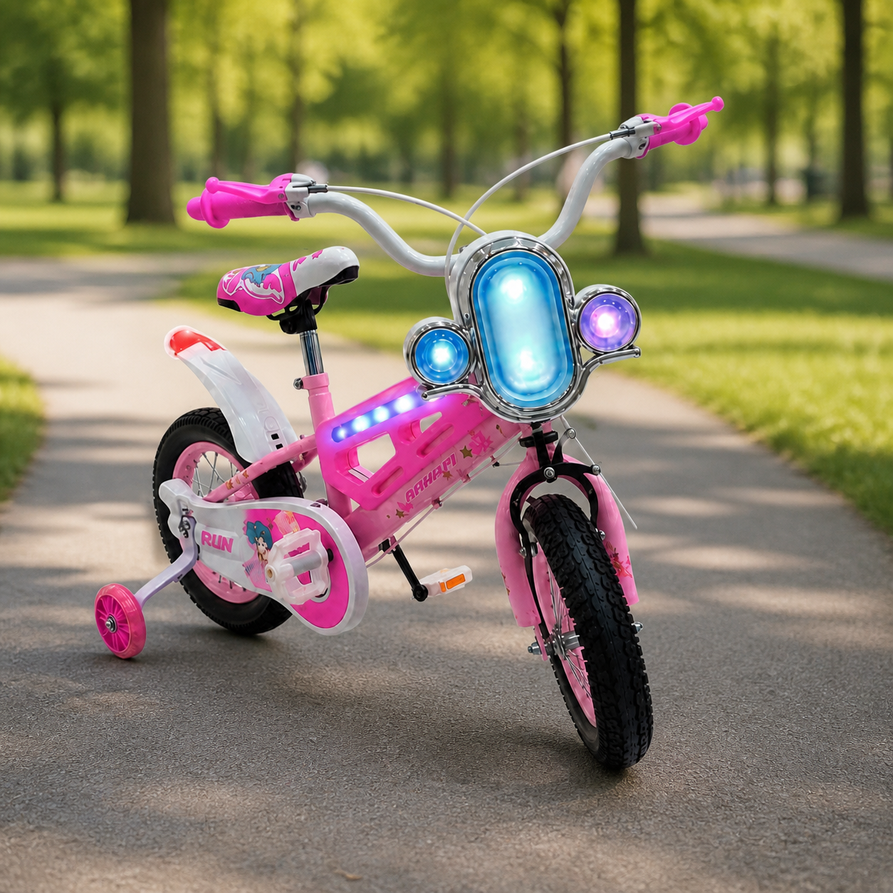 Bicicleta Infantil Ref. 19-989 en ambiente de parque