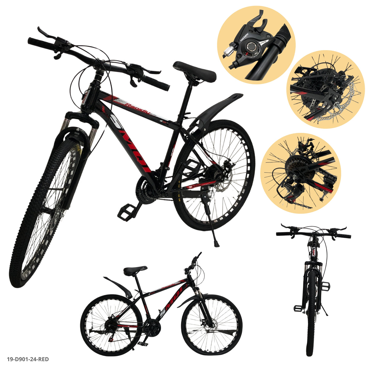 Bicicleta MTB 26" Naranja - Ref. 19-D901-26-ORANGE