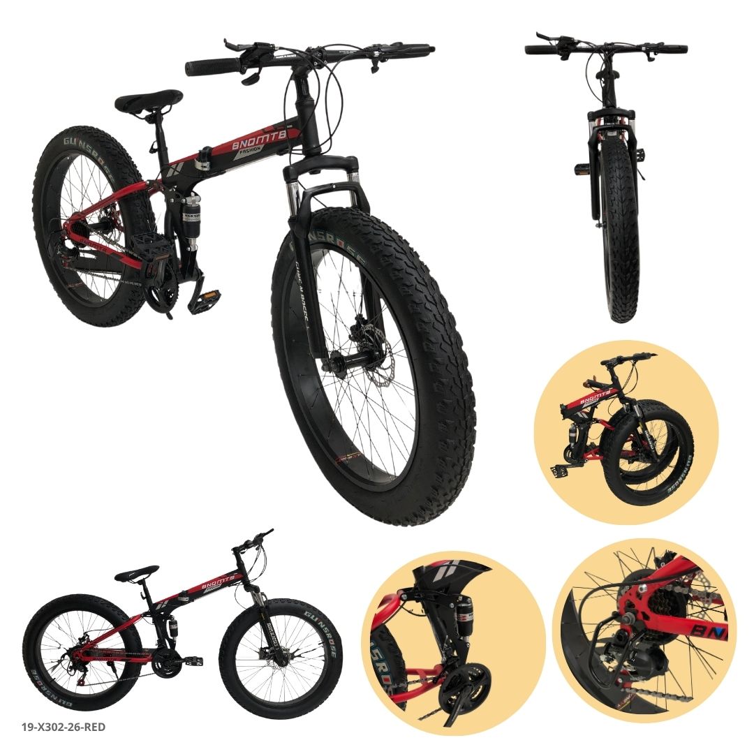 Bicicleta Rojo 26" - Ref. 19-X302-26-RED