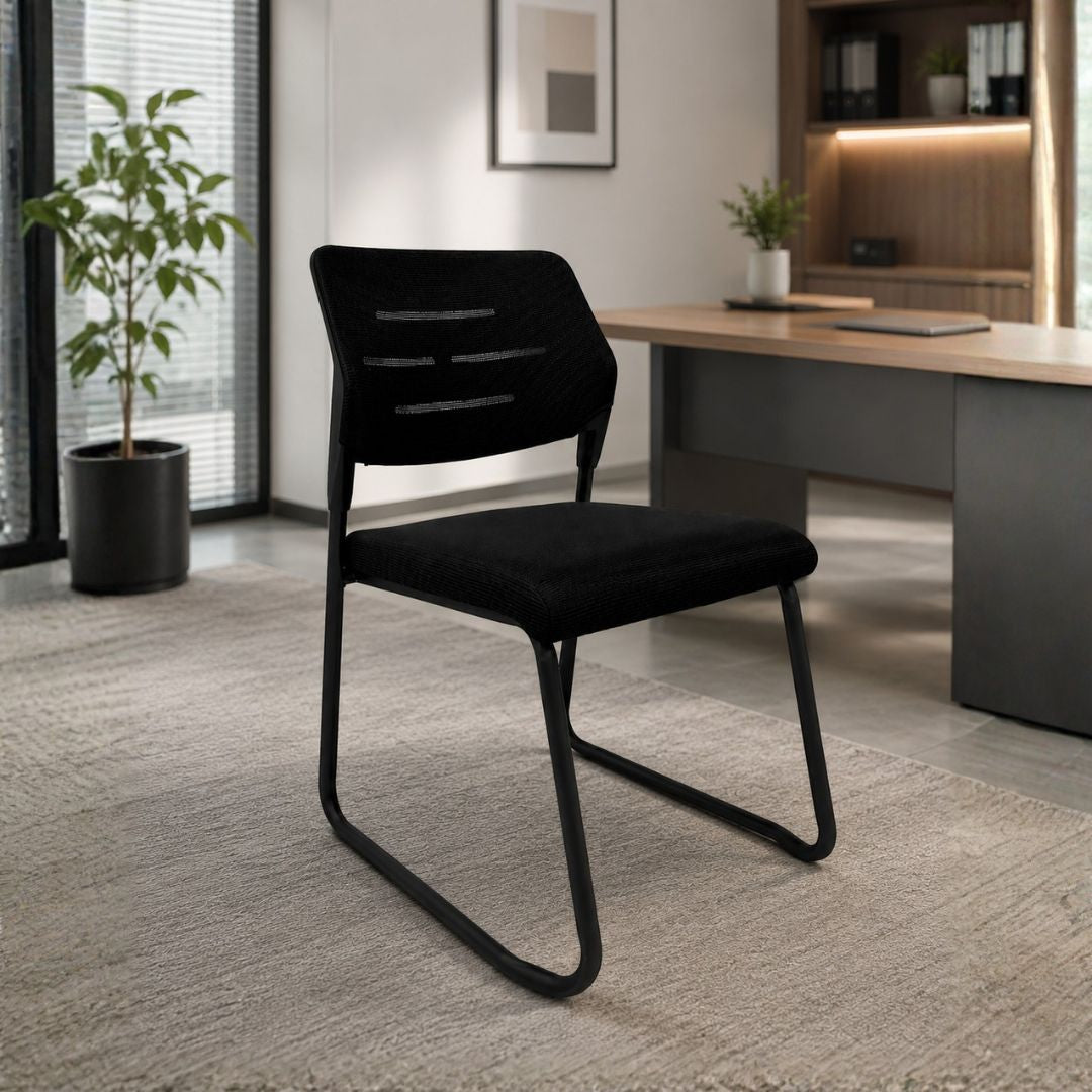 Silla de Oficina Negra Fija 4