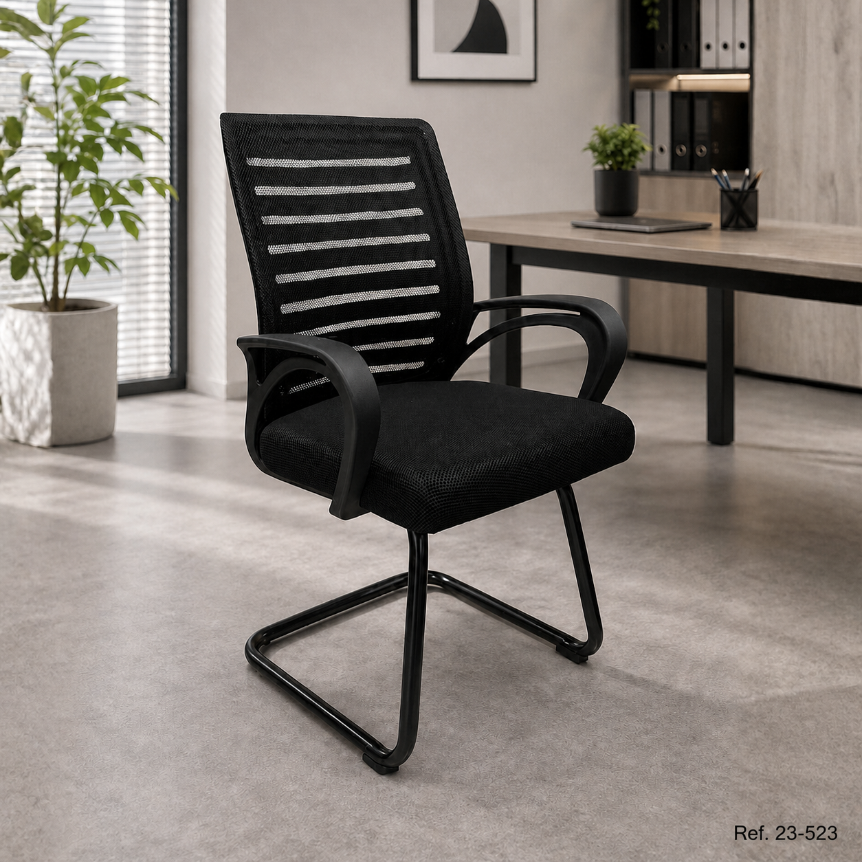Silla de oficina 23-523 en ambiente contemporáneo. Ref. 23-523