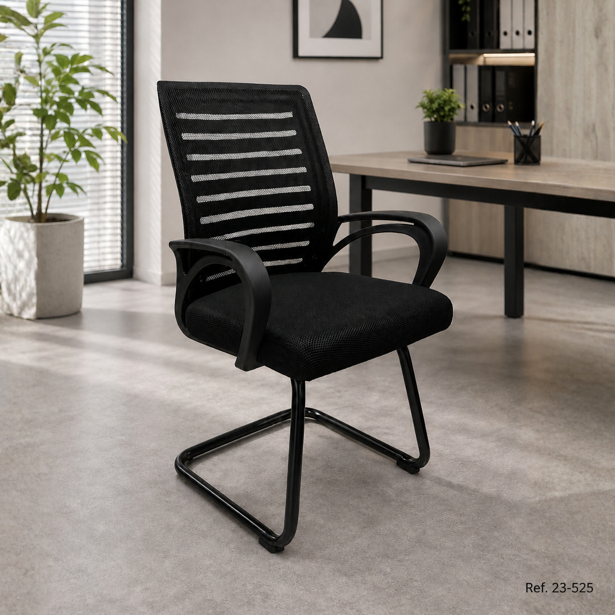 Silla de oficina 23-525 en ambiente contemporáneo. Ref. 23-525