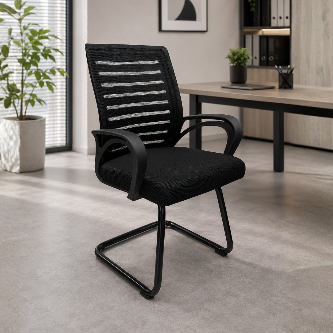 Silla de Oficina Metal/ Fija