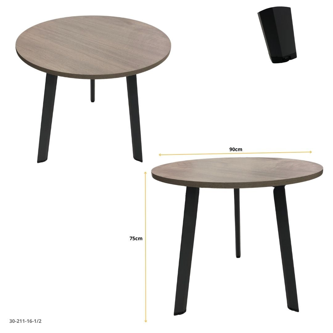 MESA REDONDA DE CONFERENCIA 90*90*75CM 10