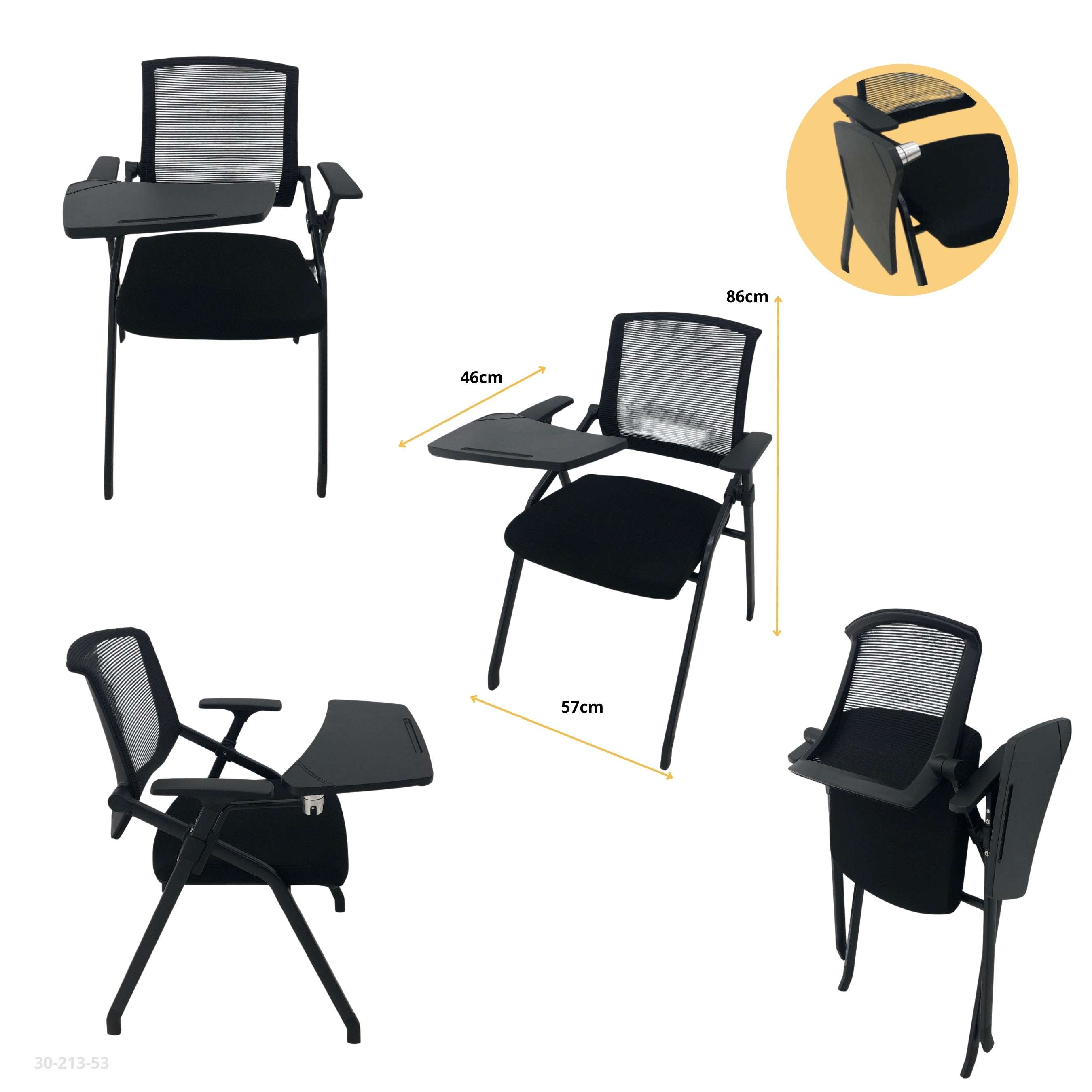 SILLA ESCRITORIO NEGRA