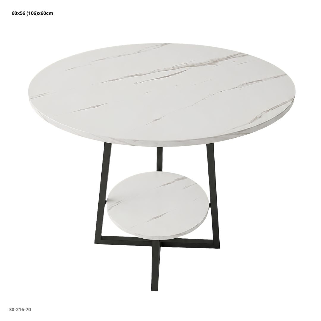 MESITA AUXILIAR DE 2 NIVELES 60*60*56CM