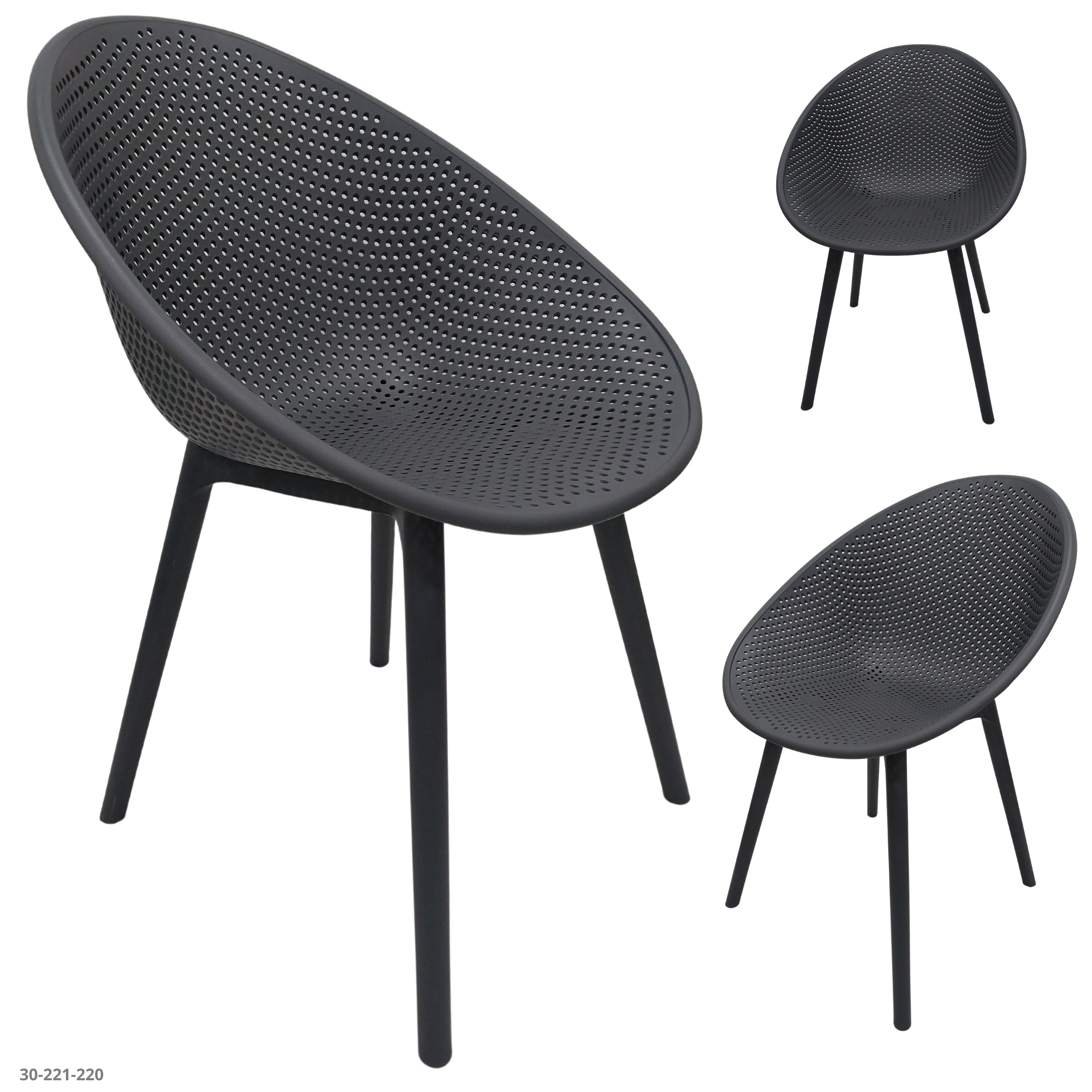 MODERN WHITE CHAIR / 30-221-219