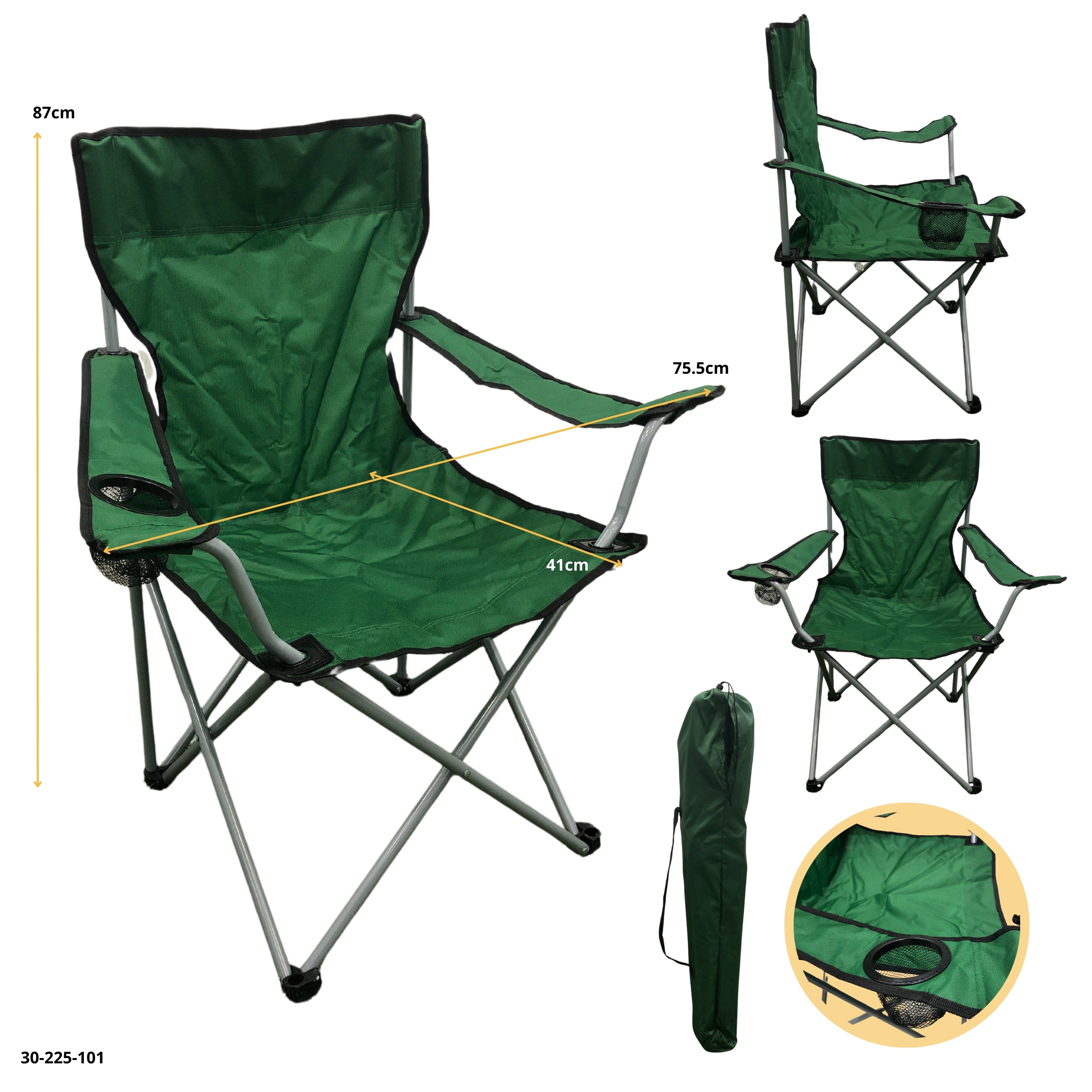 SILLA DE CAMPING VERDE