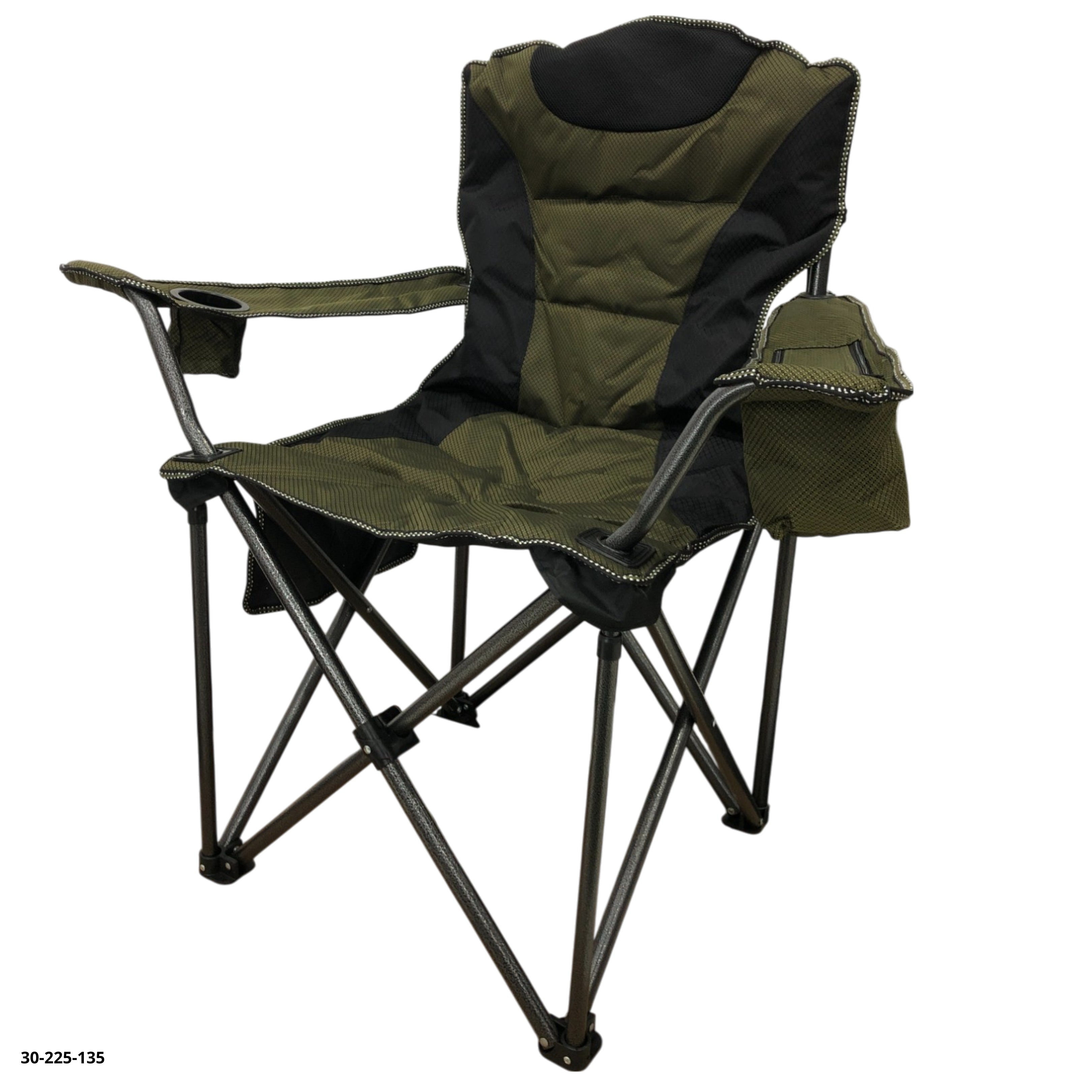 Silla de camping verde 60x60x107