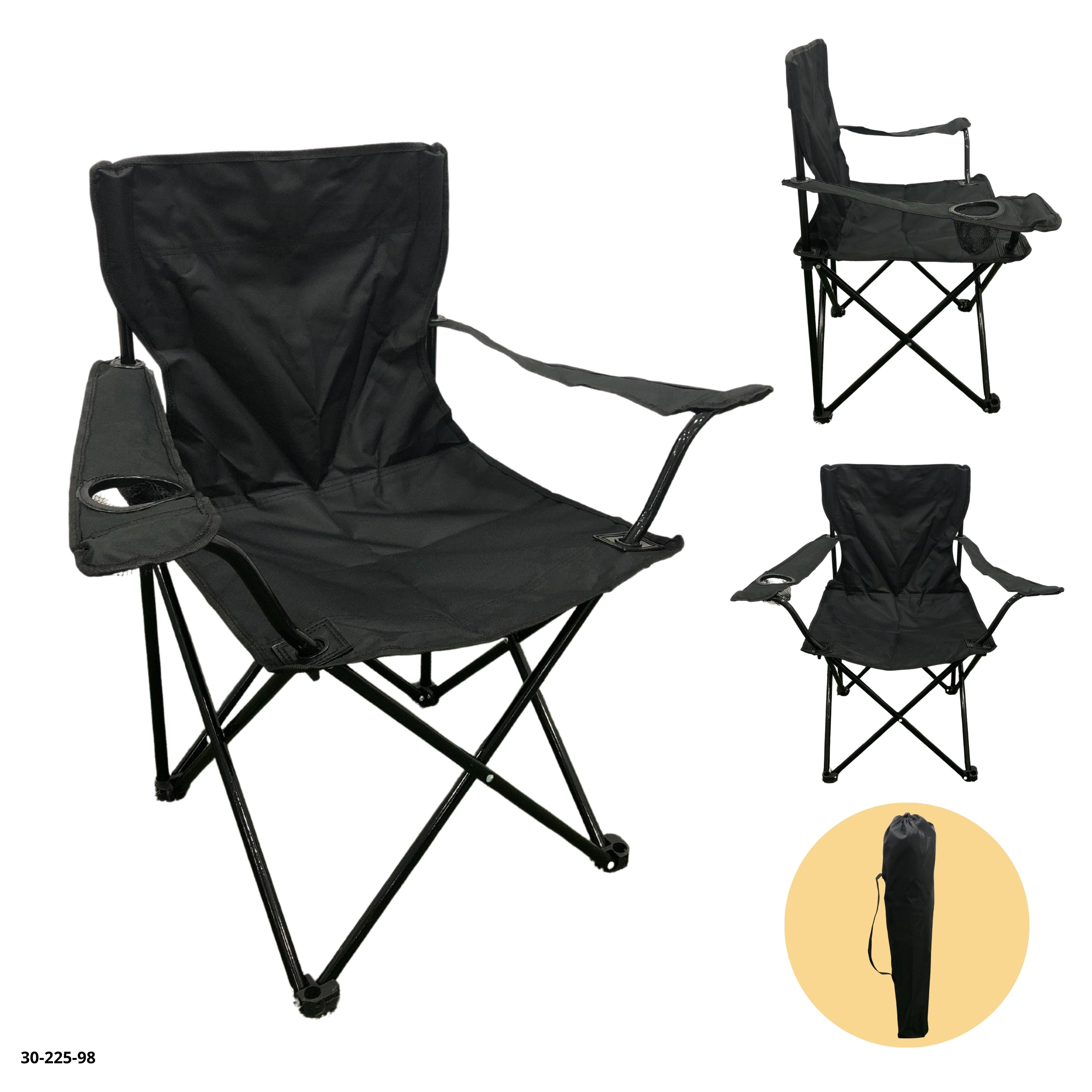 SILLA DE CAMPING NEGRA