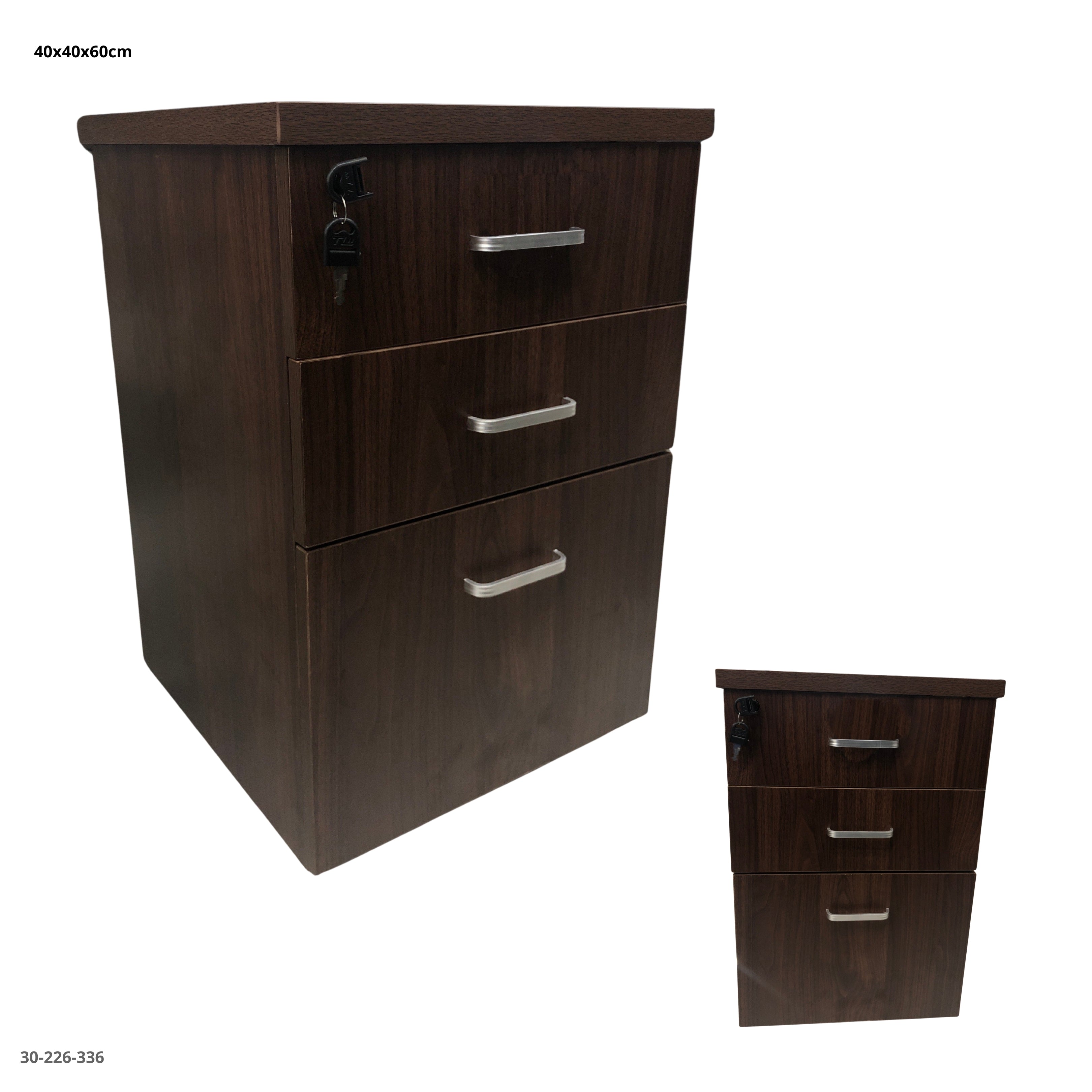 GABINETE DE OFICINA 3 GAVETAS 40*40*60