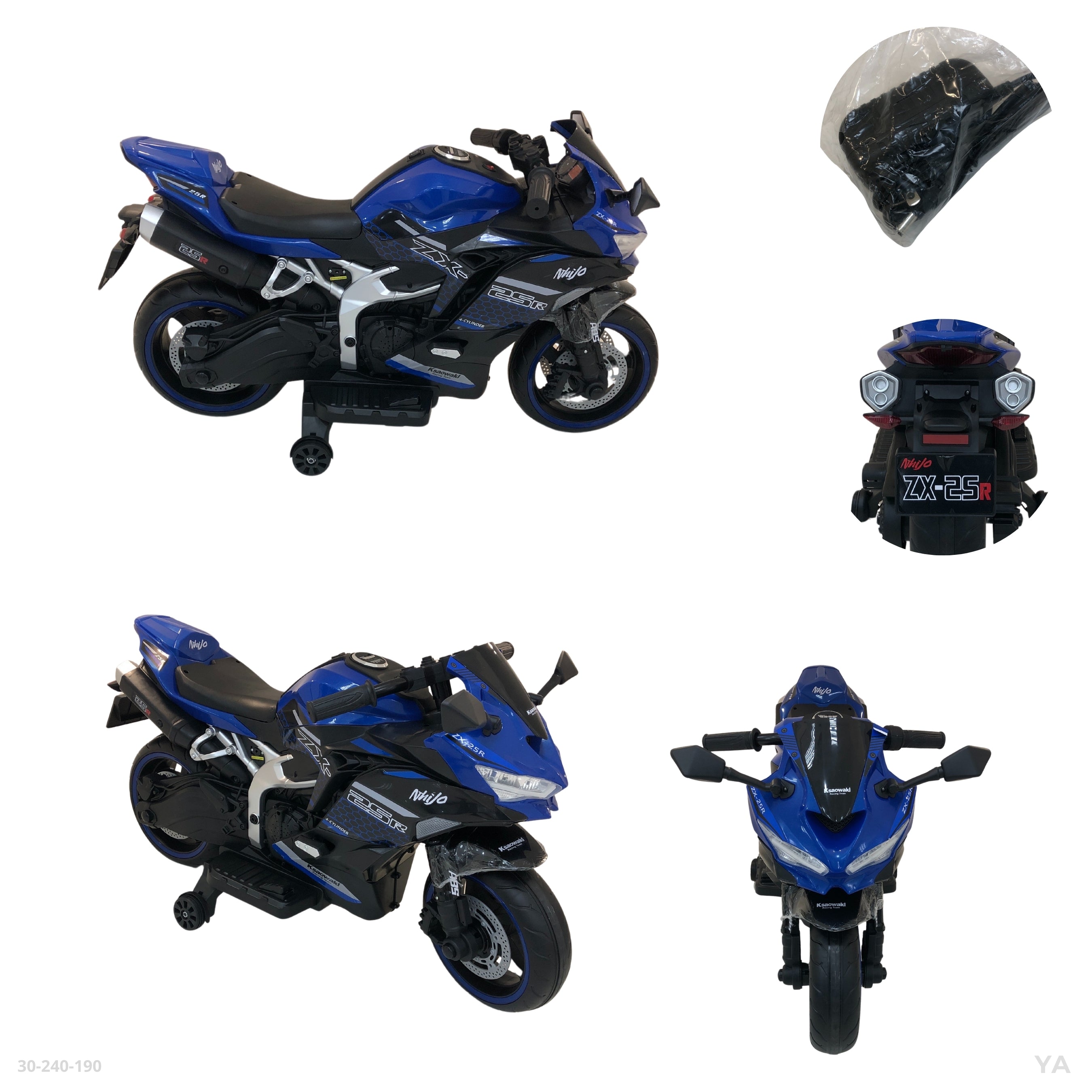 MOTO AZUL NINJA