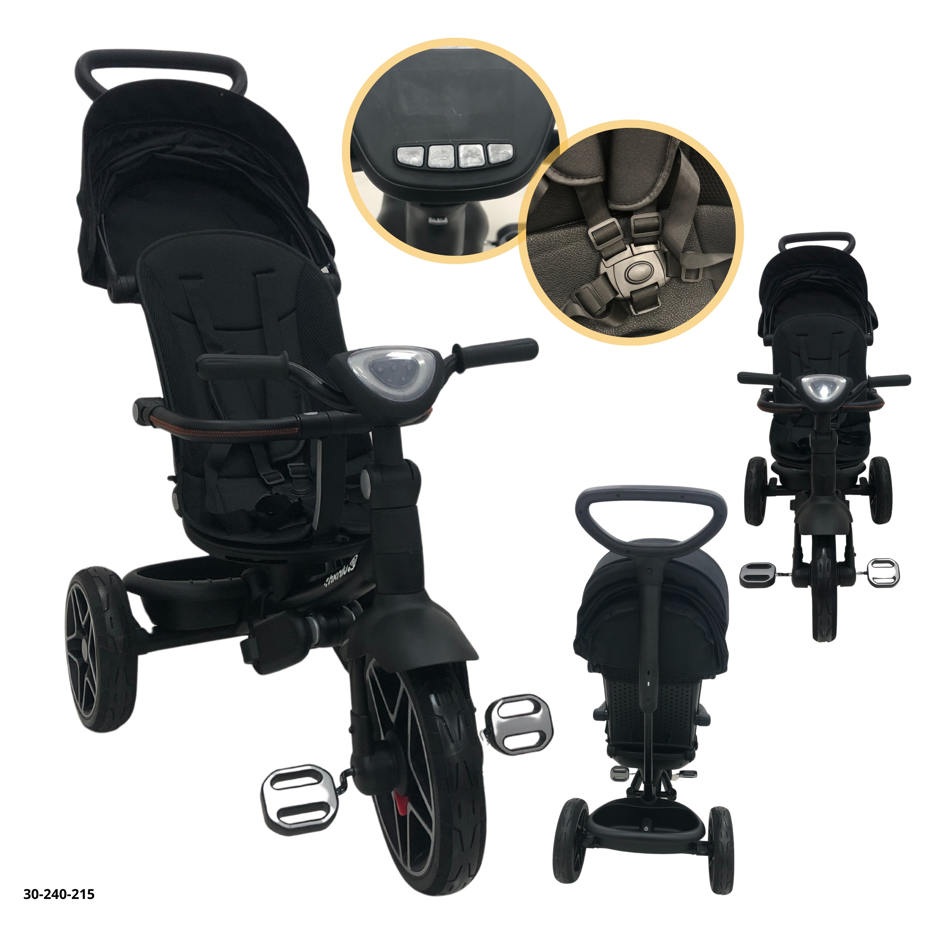 TRICICLO COCHE NEGRO