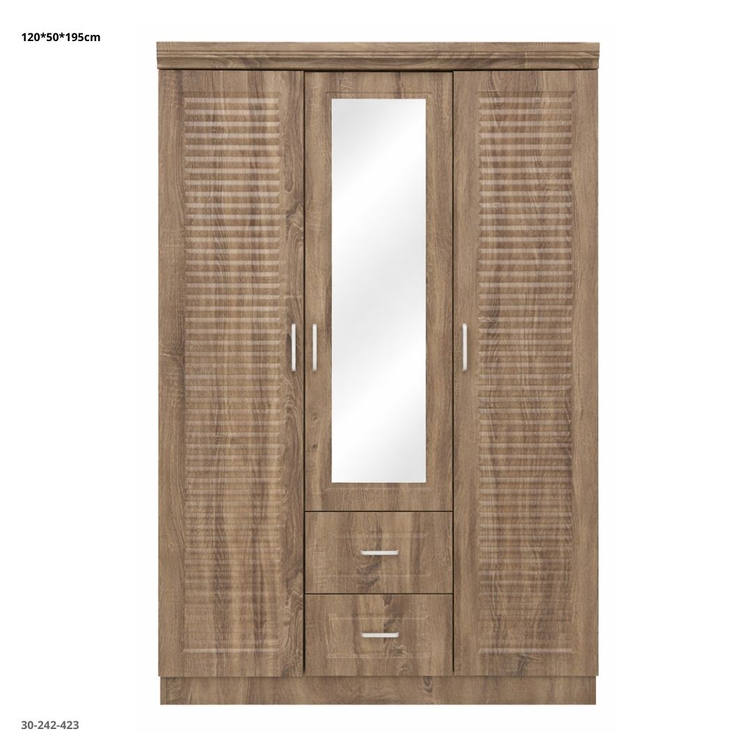 ARMARIO GRIS CLARO 120*50*195 W083-9D