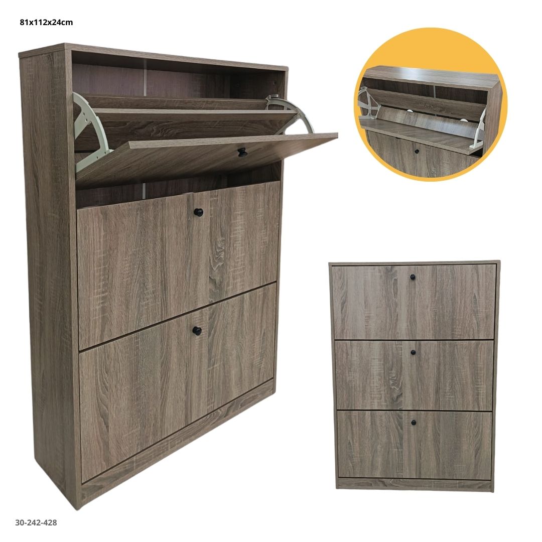 ZAPATERA SONOMA 5 GAVETAS 80*24*112CM SP23B