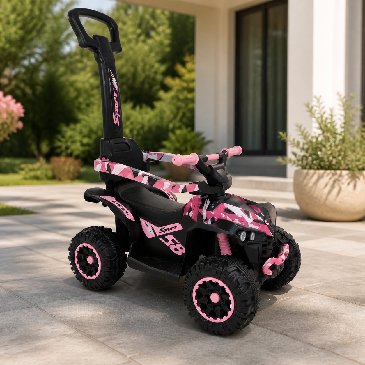 Moto Atv de Empuje para Niños en ambiente