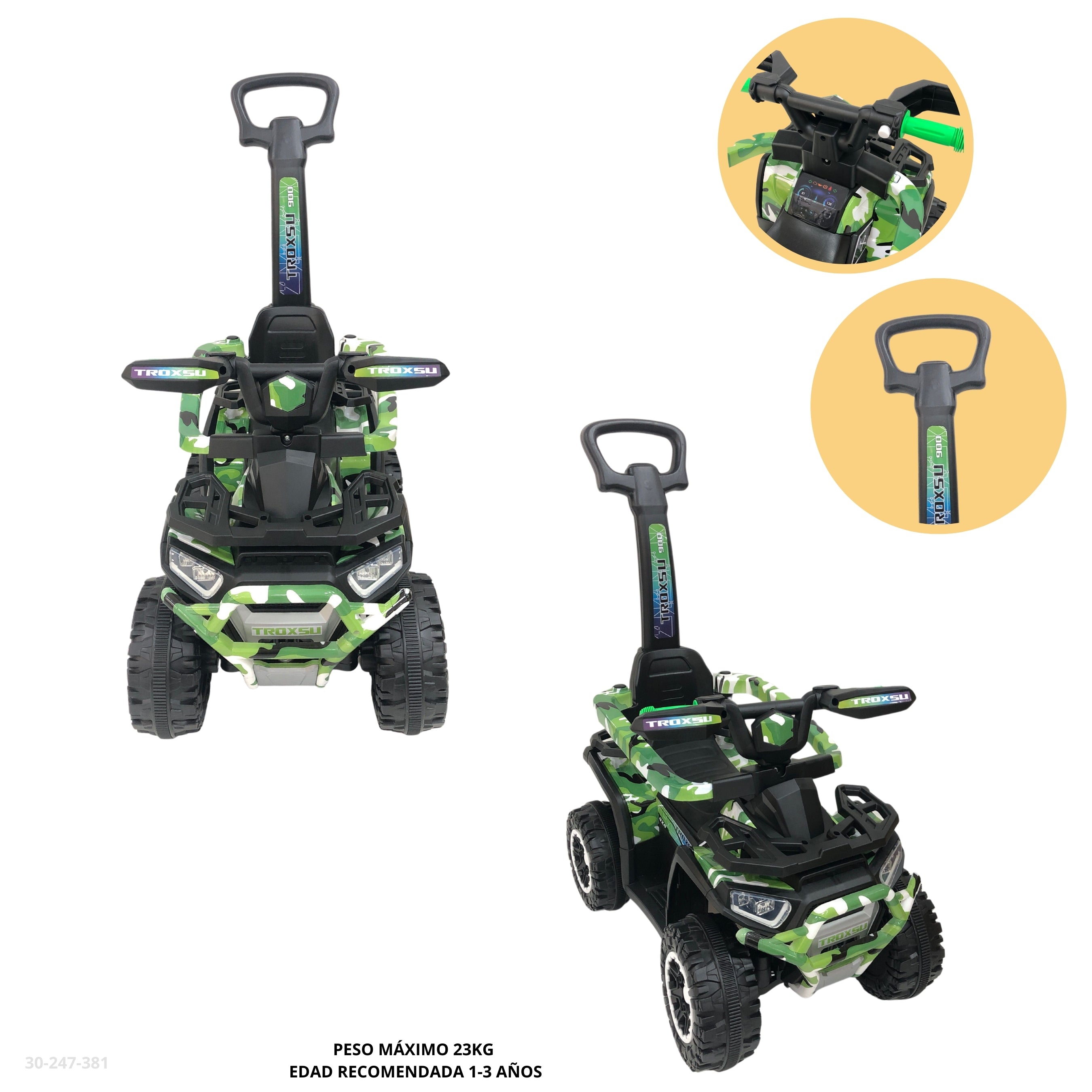 MOTO ARMY PARA NIÑOS