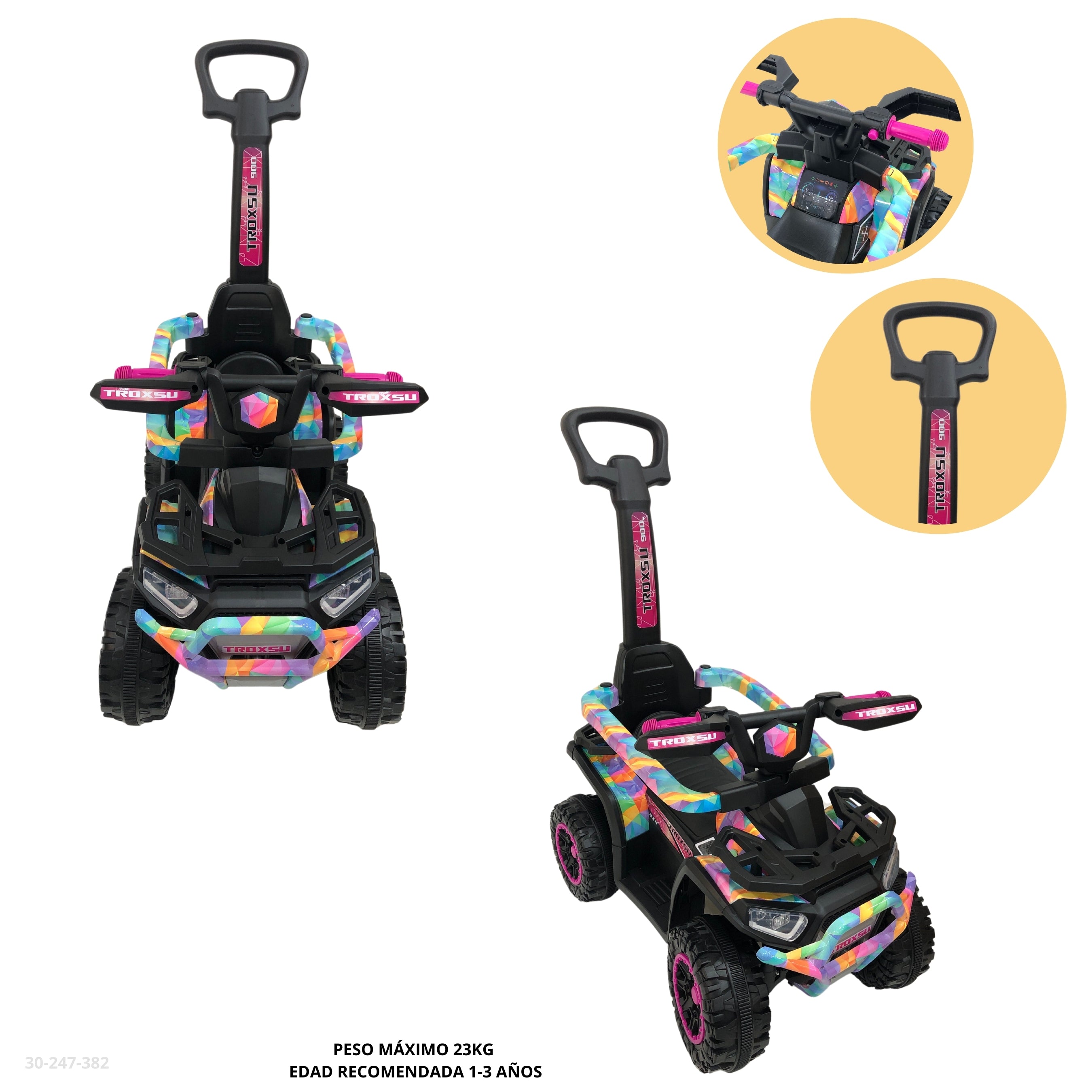 MOTO FUCSIA ARMY PARA NIÑAS